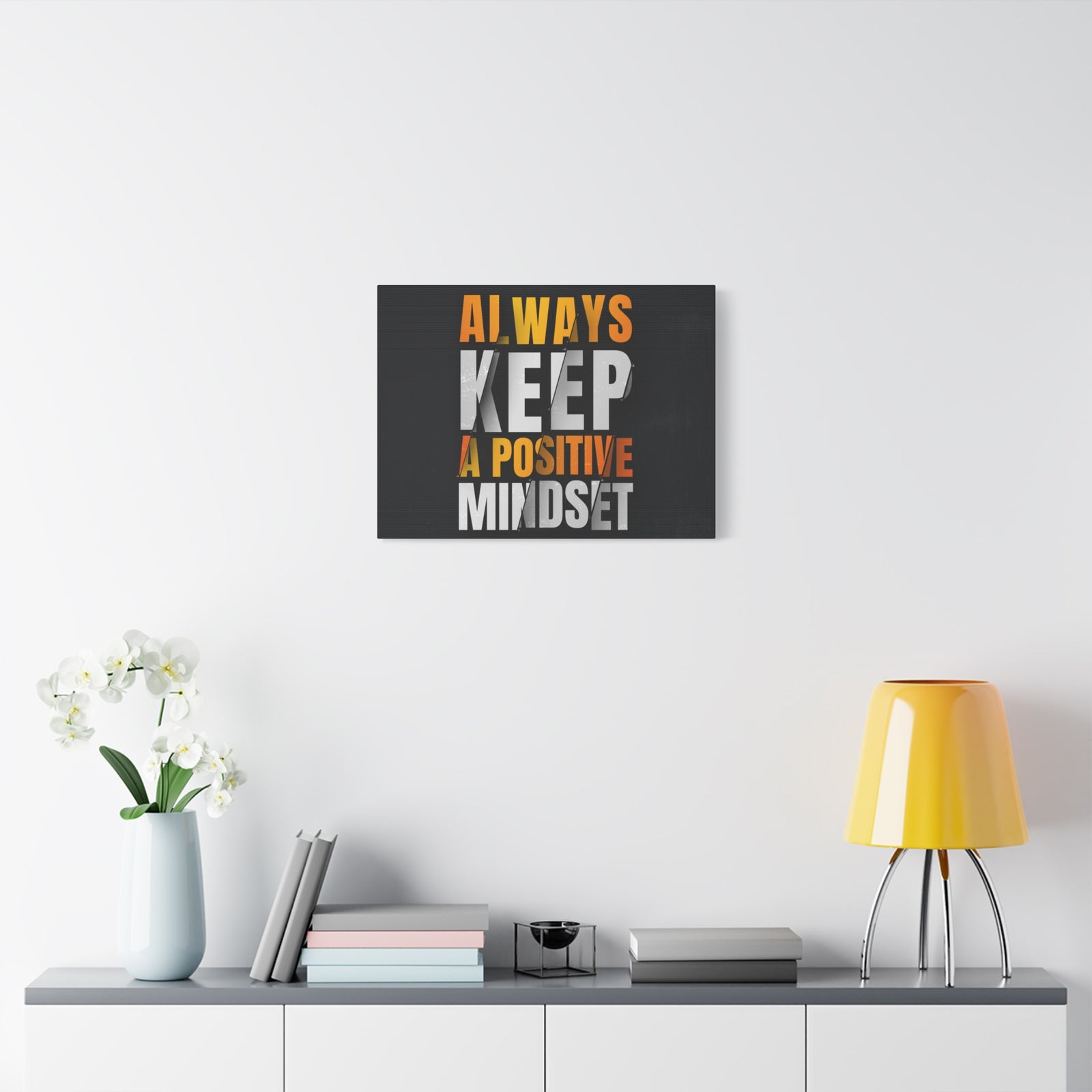 Inspirational Quote Canvas Positive Mindset Wall Art Motivational Motto Inspiring Prints Artwork Decor Ready to Hang-Express Your Love Gifts
