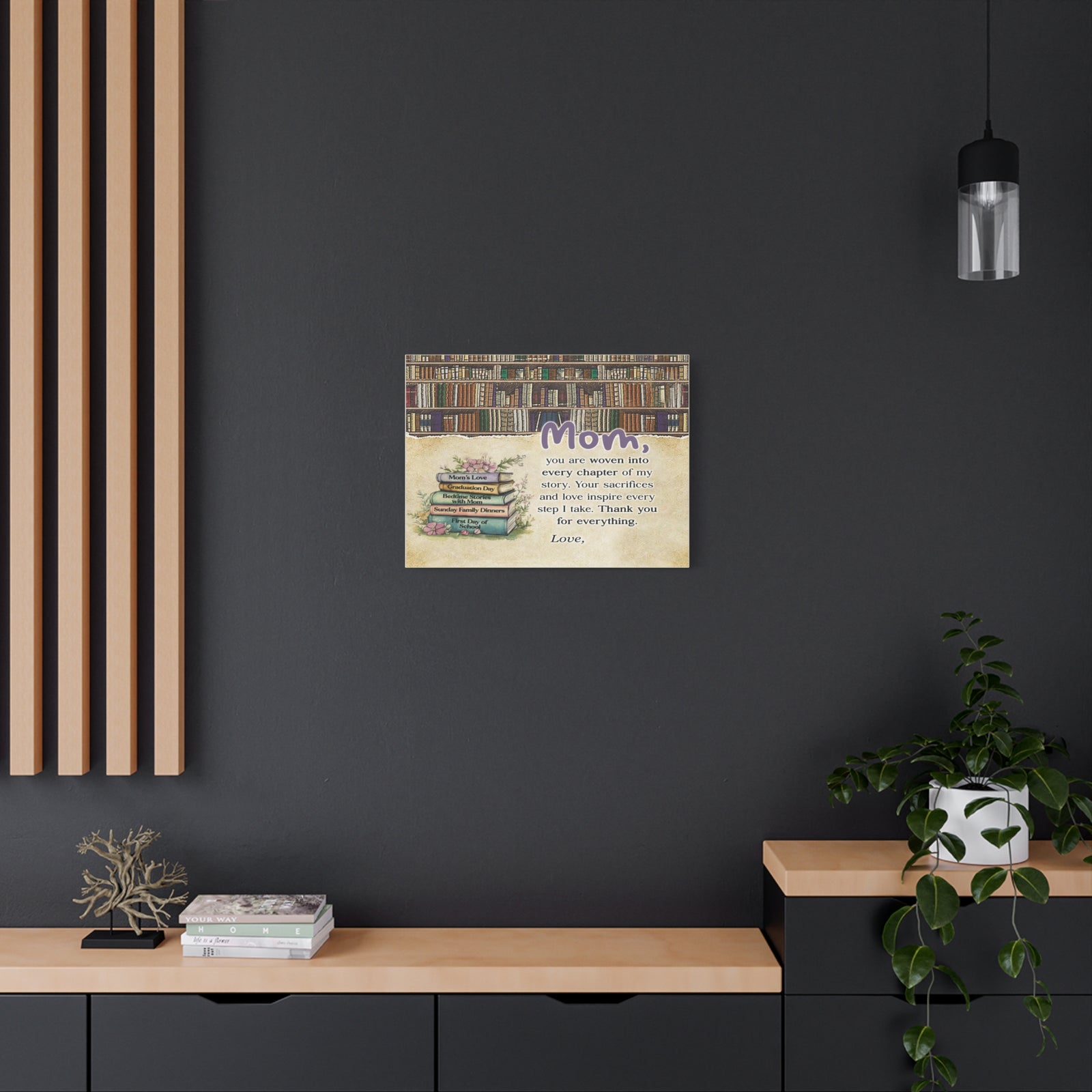 Personalized To My Mom Every Chapter Elegant Home Décor-Express Your Love Gifts