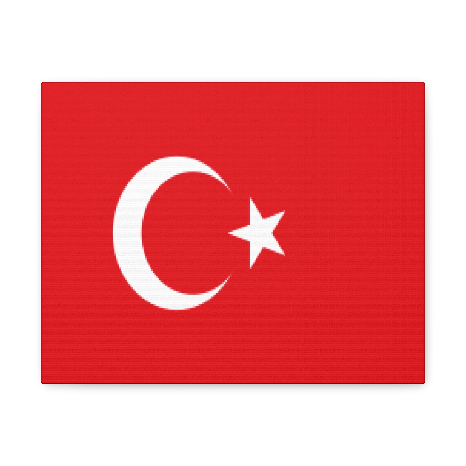 Turkey Country Flag Canvas Vibrant Wall Art Unframed Home Decor-Express Your Love Gifts