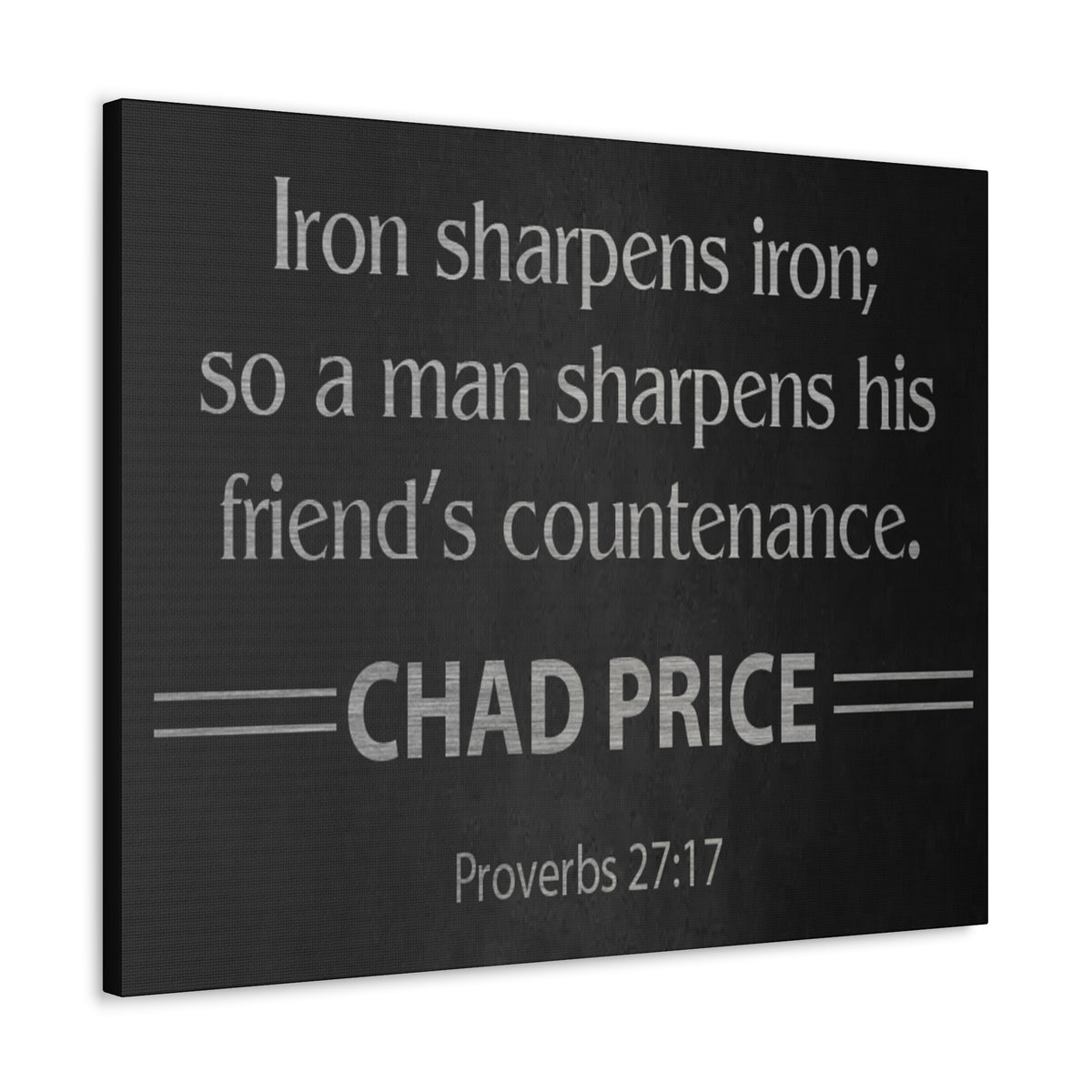 Personalized Proverbs 27:17-Express Your Love Gifts