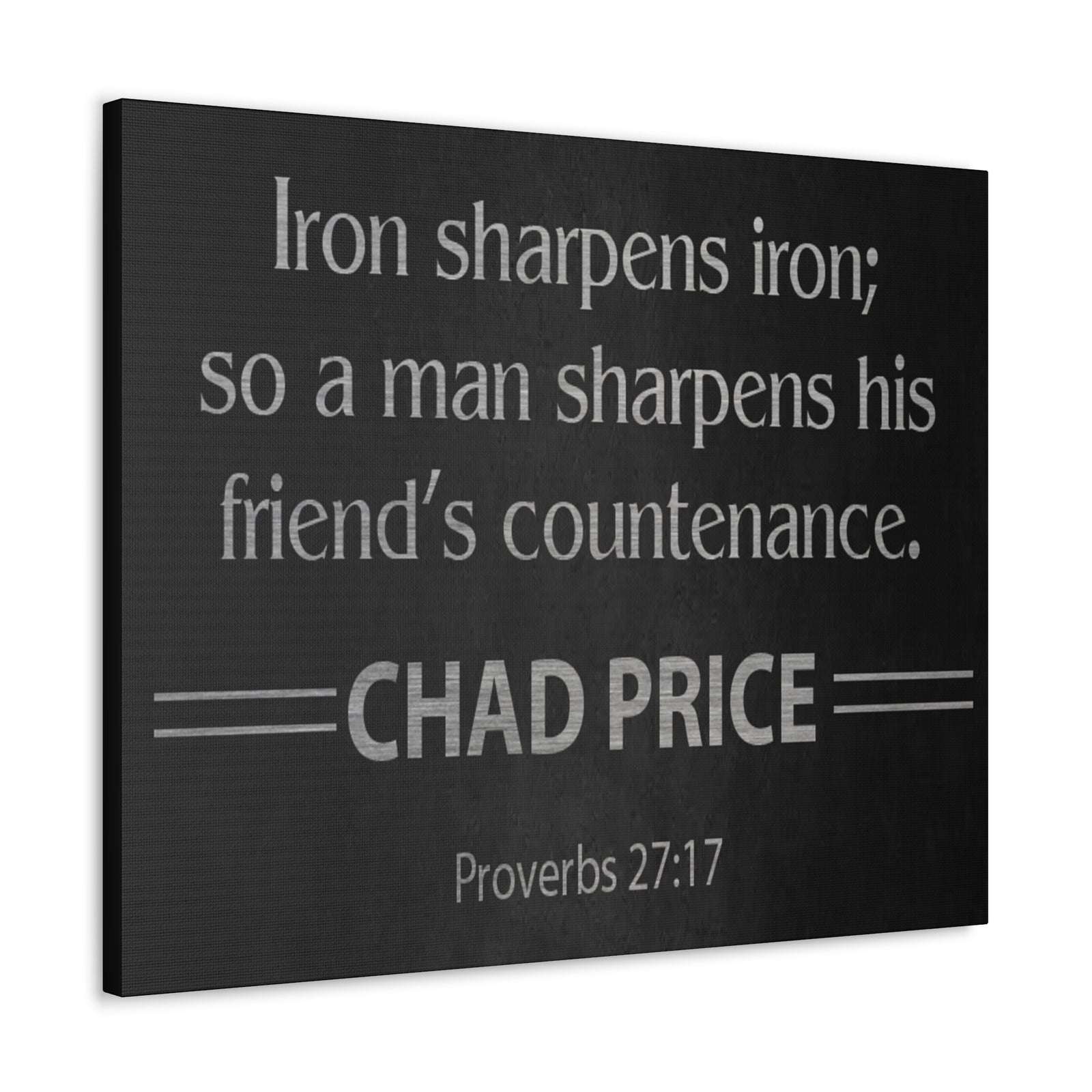 Personalized Proverbs 27:17-Express Your Love Gifts