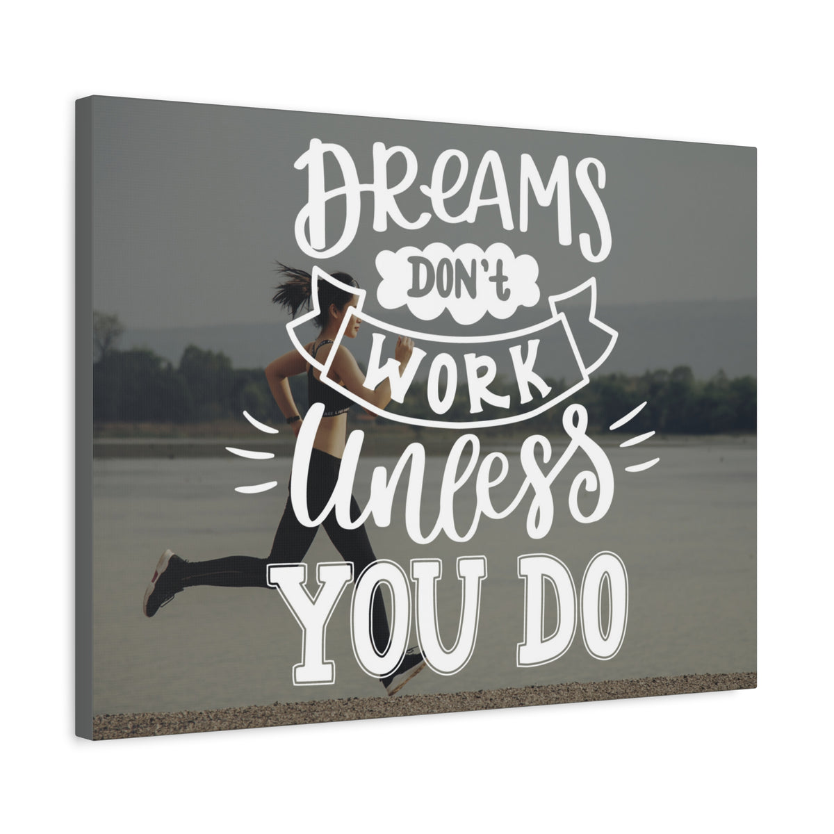 Inspirational Quote Canvas Dreams Wall Art Motivational Motto Inspiring Prints Artwork Decor Ready to Hang-Express Your Love Gifts