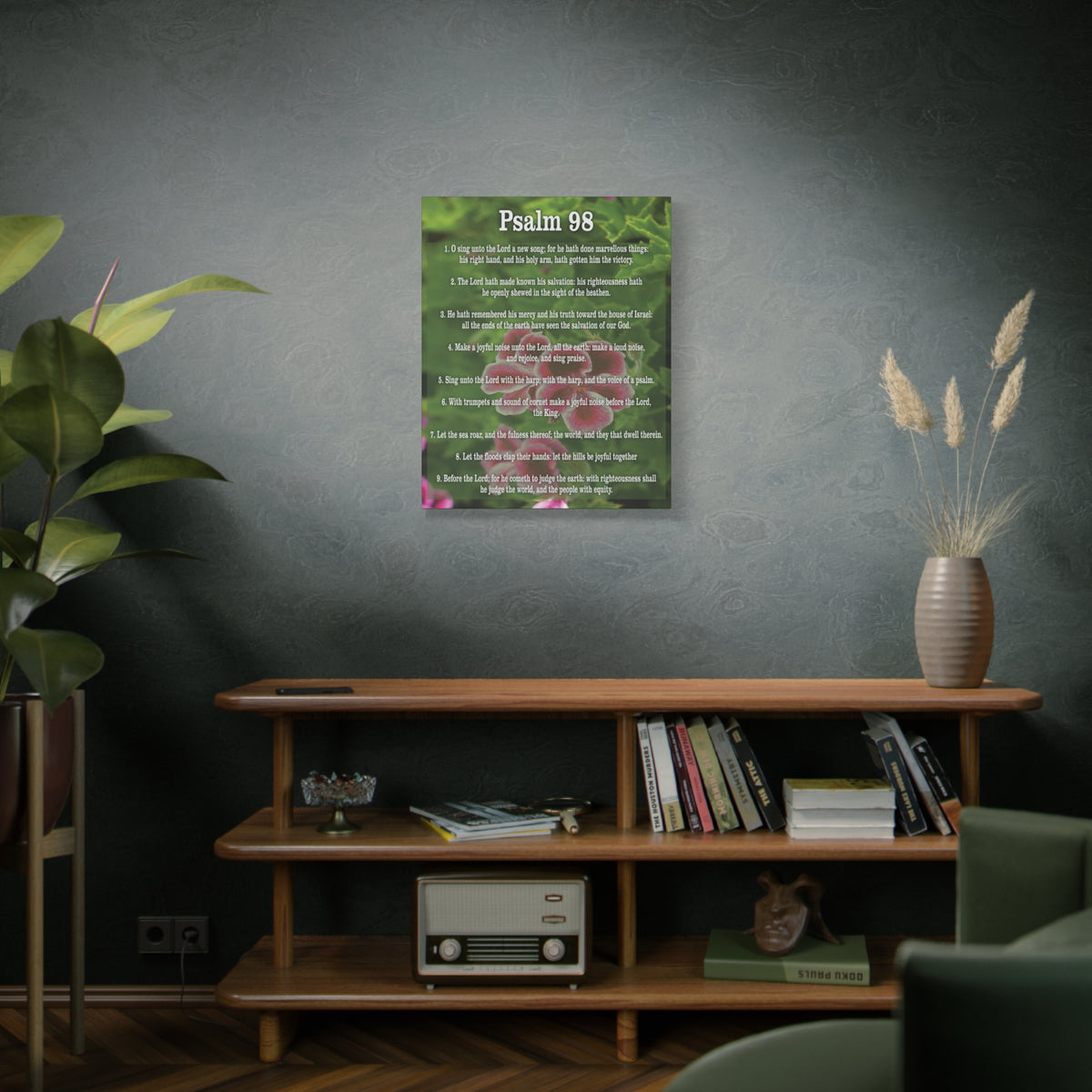 Scripture Walls Joyful Noise Of Salvation Psalm 98:4 Christian Wall Art Print Ready to Hang-Express Your Love Gifts