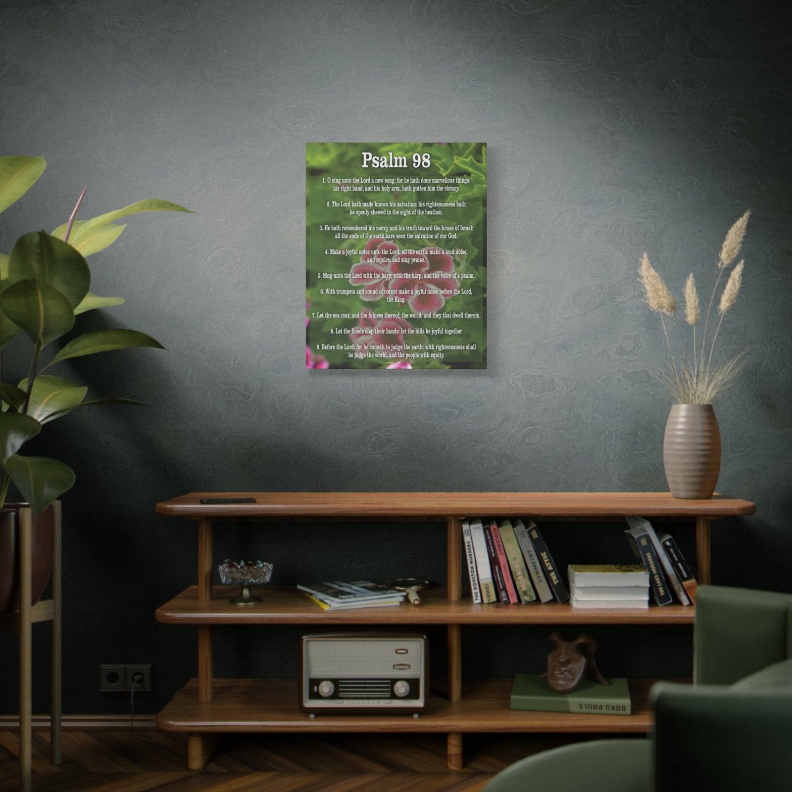 Scripture Walls Joyful Noise Of Salvation Psalm 98:4 Christian Wall Art Print Ready to Hang-Express Your Love Gifts