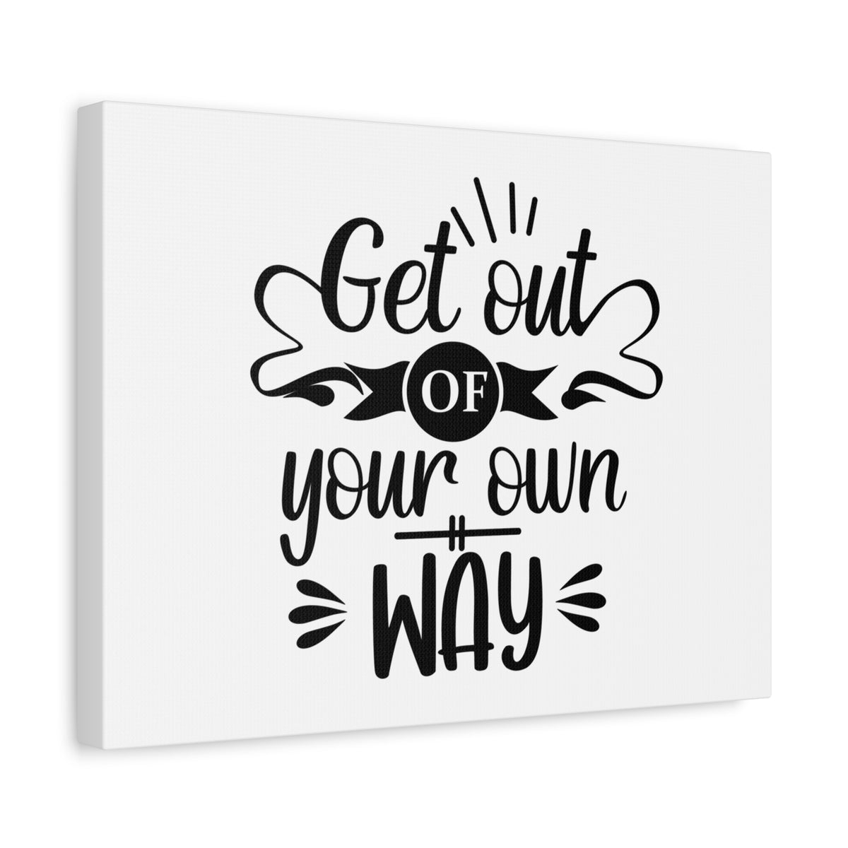 Inspirational Quote Canvas Your Own Way Wall Art Motivational Motto Inspiring Prints Artwork Decor Ready to Hang-Express Your Love Gifts