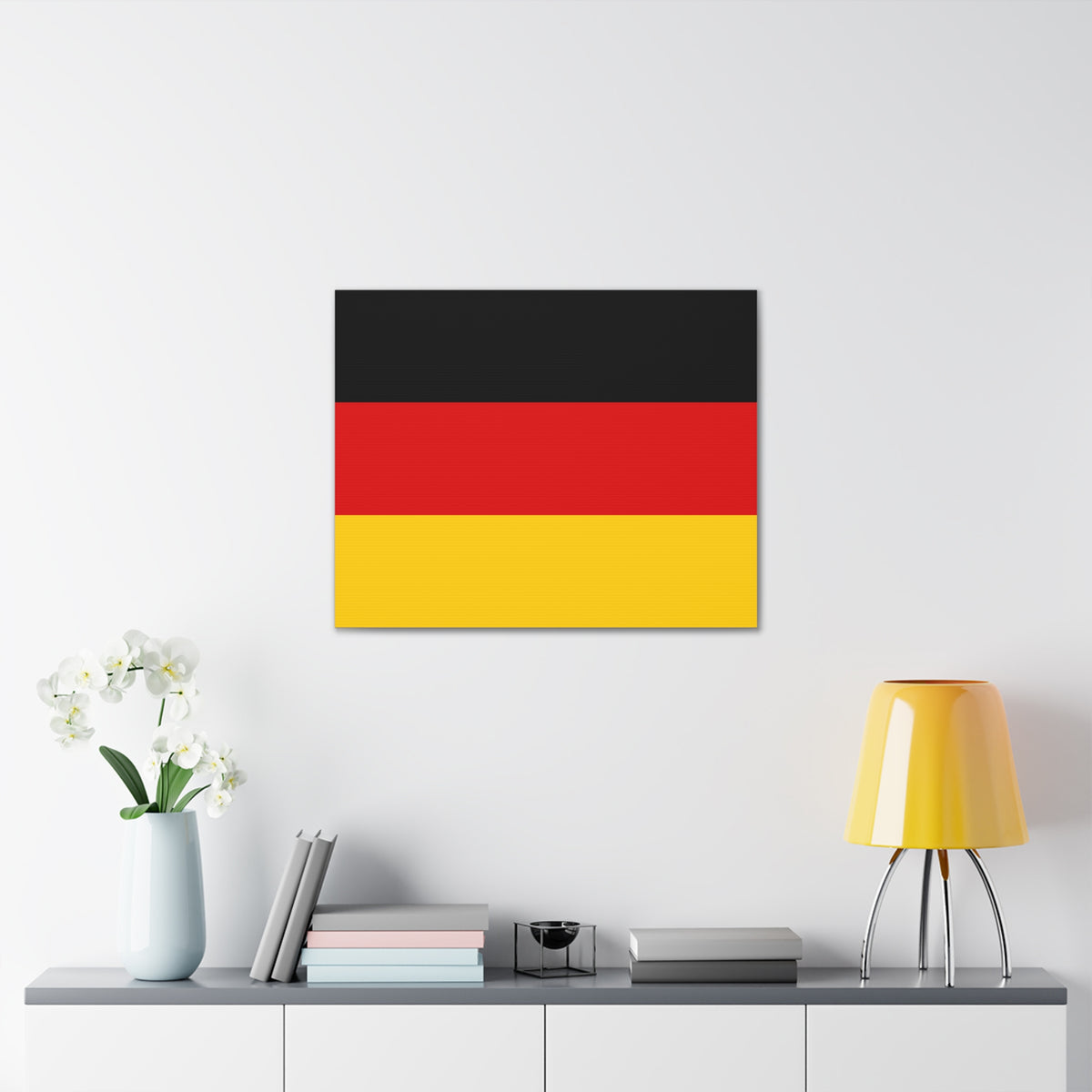 Germany Country Flag Canvas Vibrant Wall Art Unframed Home Decor-Express Your Love Gifts