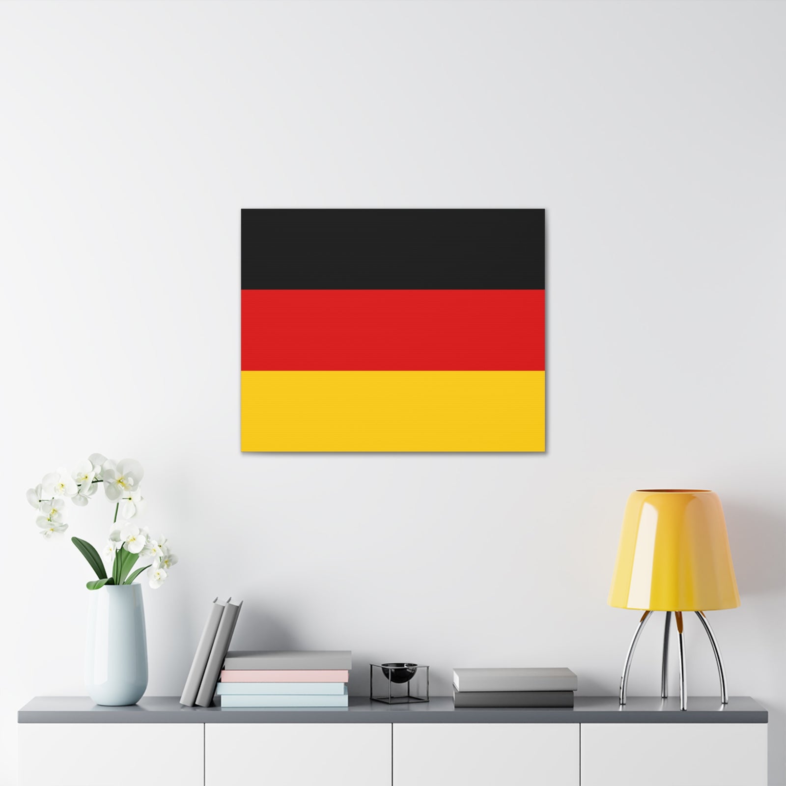 Germany Country Flag Canvas Vibrant Wall Art Unframed Home Decor-Express Your Love Gifts