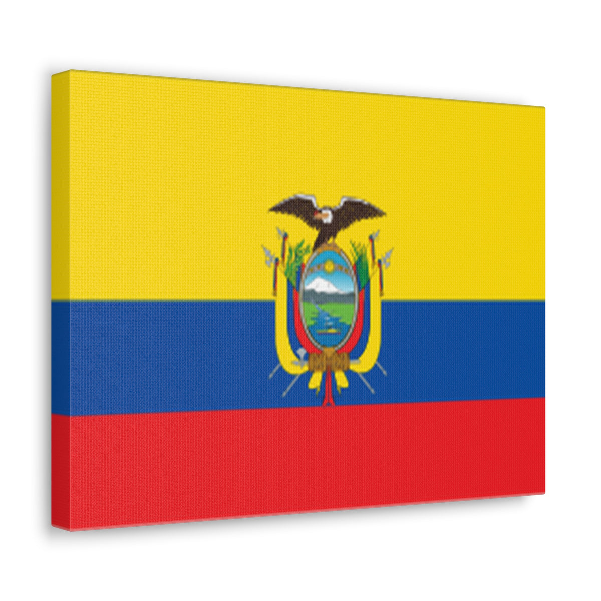 Ecuador Country Flag Canvas Vibrant Wall Art Unframed Home Decor-Express Your Love Gifts