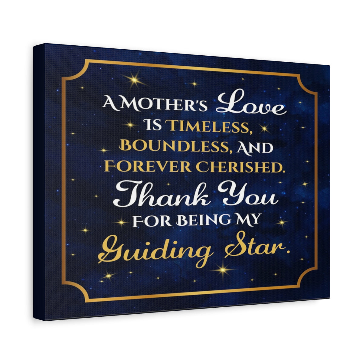 To Mom Thank You for Being My Guiding Star Custom Canvas Wall Art-Express Your Love Gifts