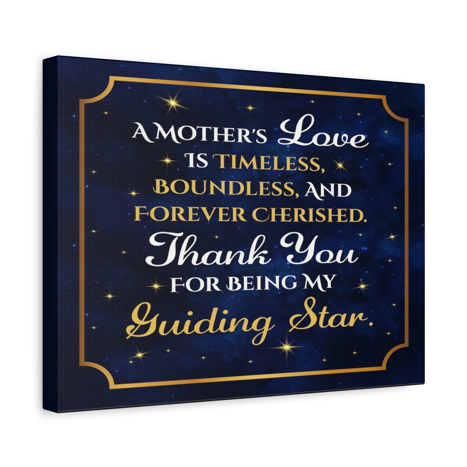 To Mom Thank You for Being My Guiding Star Custom Canvas Wall Art-Express Your Love Gifts