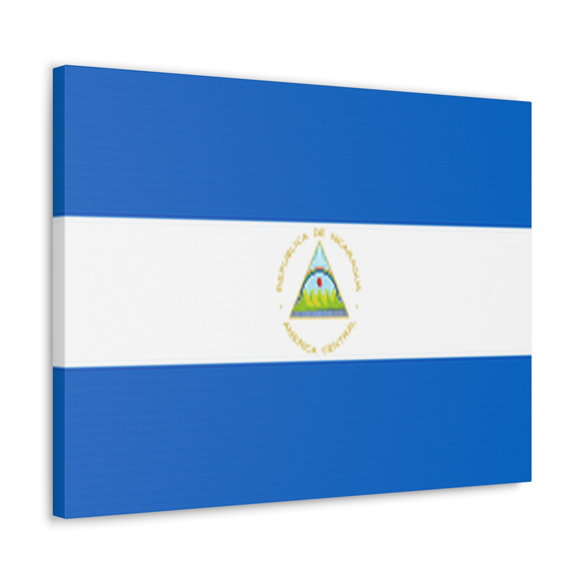 Nicaragua Country Flag Canvas Vibrant Wall Art Unframed Home Decor-Express Your Love Gifts