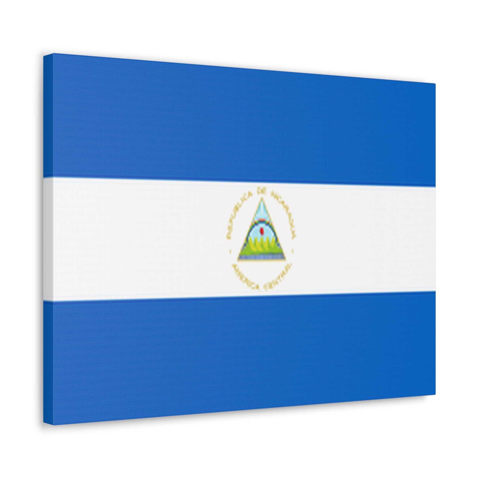 Nicaragua Country Flag Canvas Vibrant Wall Art Unframed Home Decor-Express Your Love Gifts