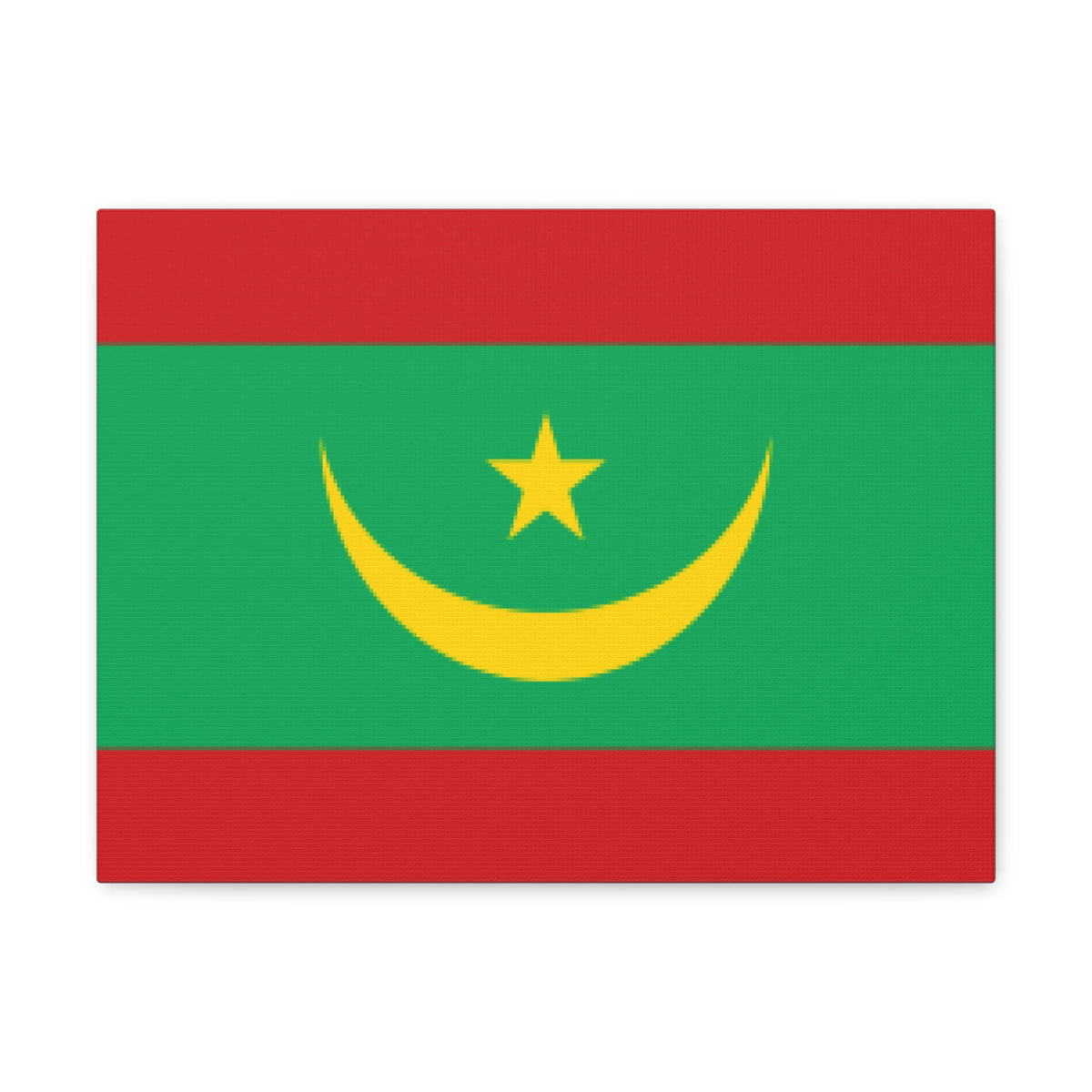 Mauritania Country Flag Canvas Vibrant Wall Art Unframed Home Decor-Express Your Love Gifts