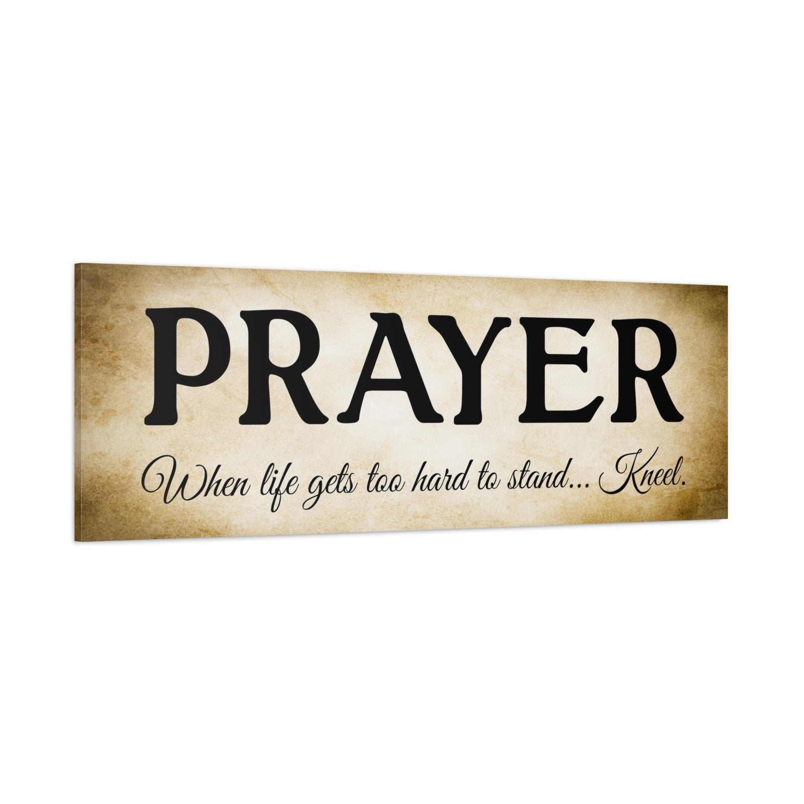 Scripture Walls Prayer Gold Bible Verse Canvas Christian Wall Art Ready to Hang Unframed-Express Your Love Gifts