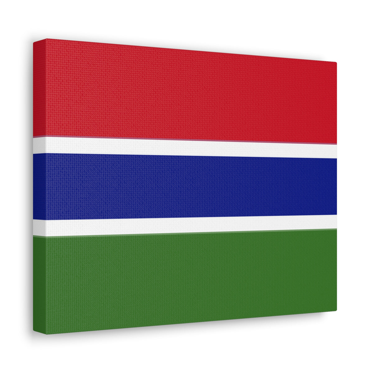 Gambia Country Flag Canvas Vibrant Wall Art Unframed Home Decor-Express Your Love Gifts