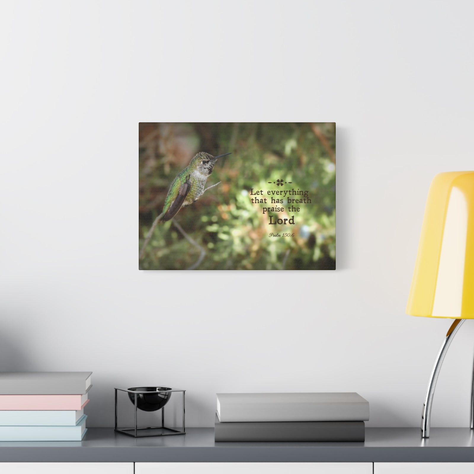 Scripture Walls Praise The Lord Psalm 150:6 Bible Verse Canvas Christian Wall Art Bible Verse Print Ready To Hang-Express Your Love Gifts