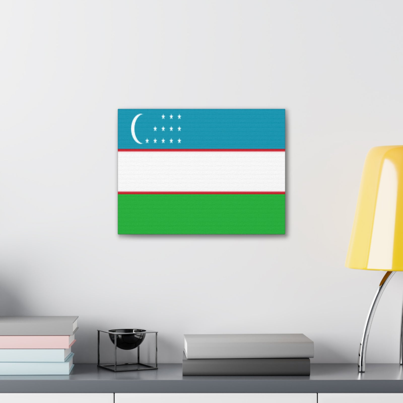 Uzbekistan Country Flag Canvas Vibrant Wall Art Unframed Home Decor-Express Your Love Gifts