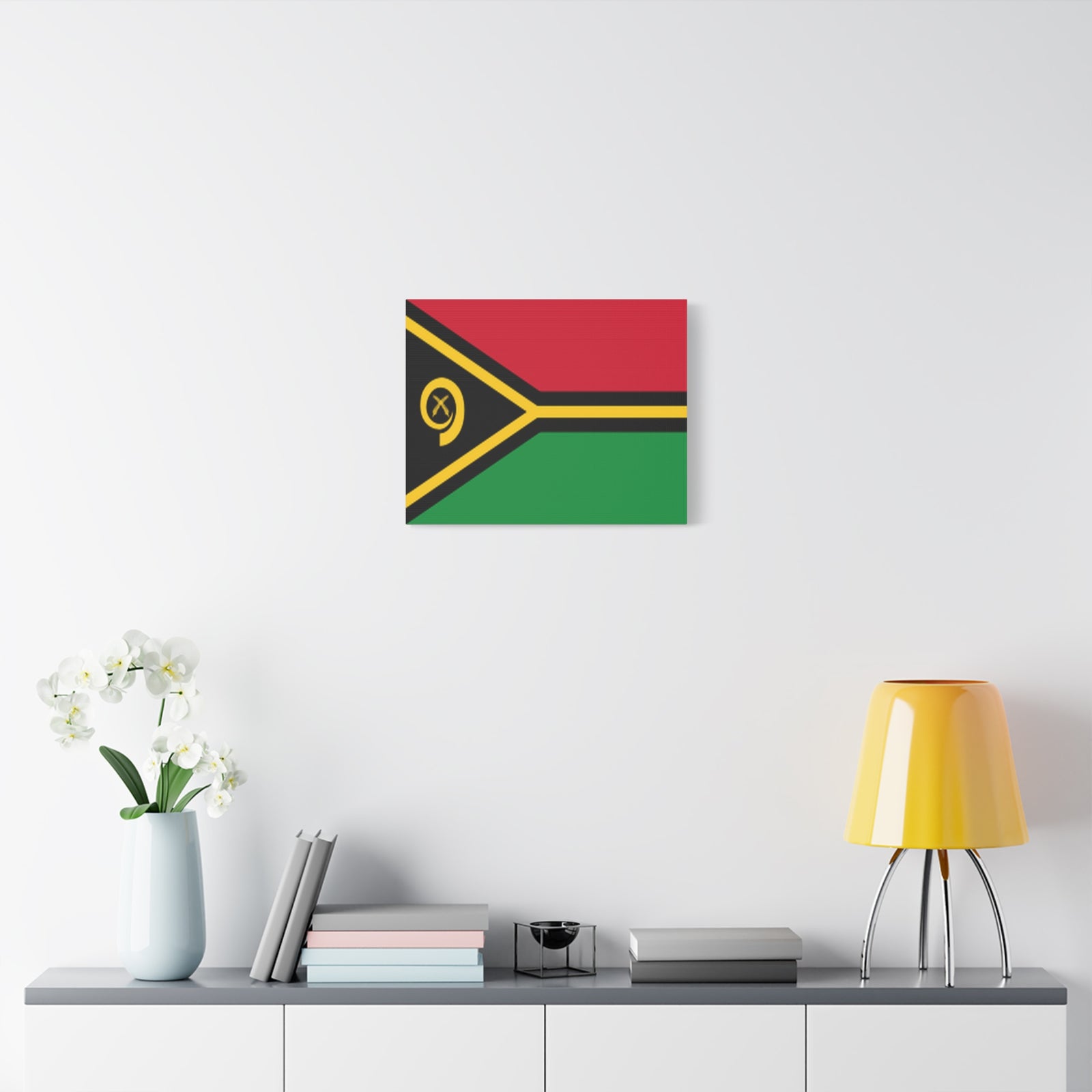 Vanuatu Country Flag Canvas Vibrant Wall Art Unframed Home Decor-Express Your Love Gifts
