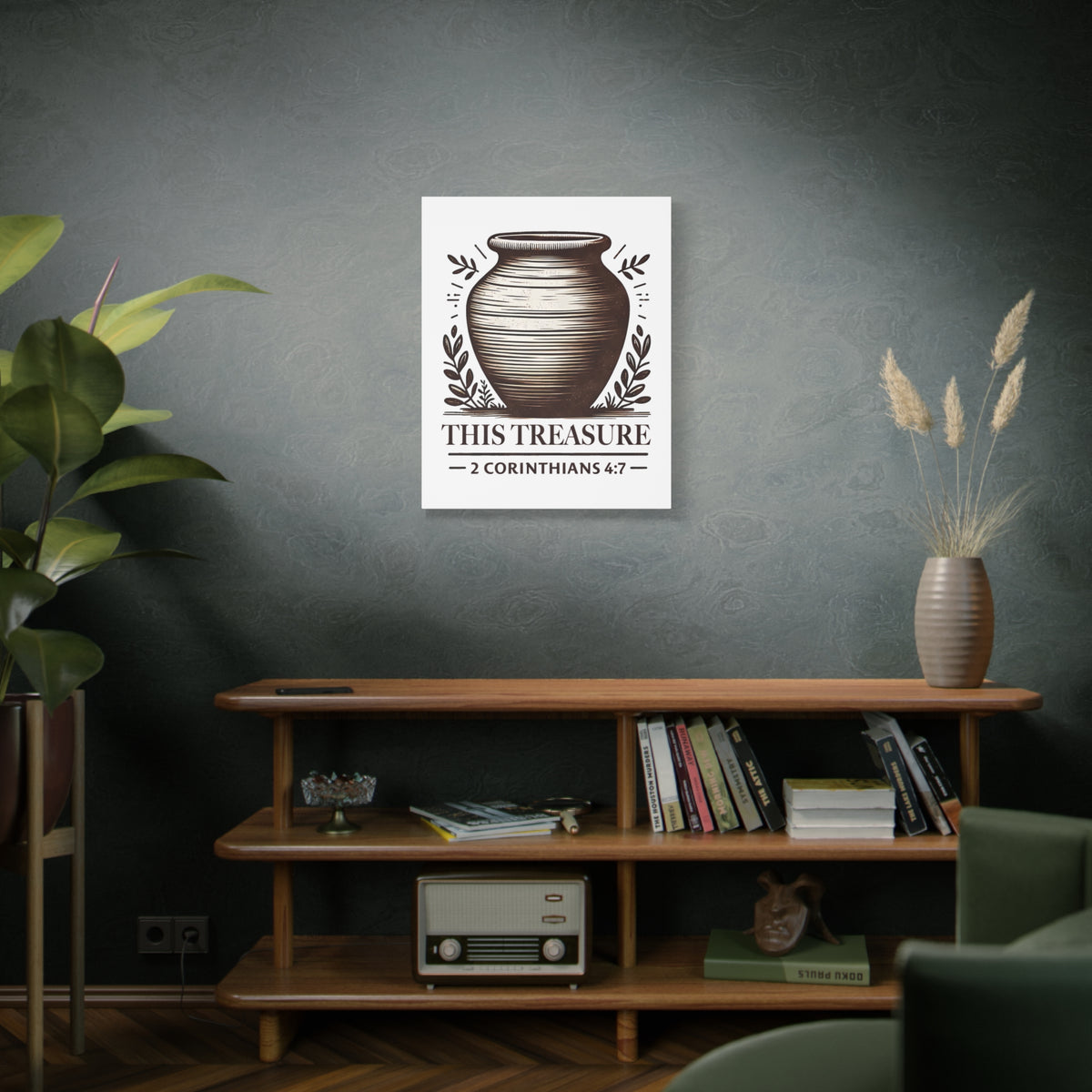 Scripture Walls 2 Corinthians 4:7 This Treasure Bible Verse Canvas Christian Wall Art Ready to Hang Unframed-Express Your Love Gifts