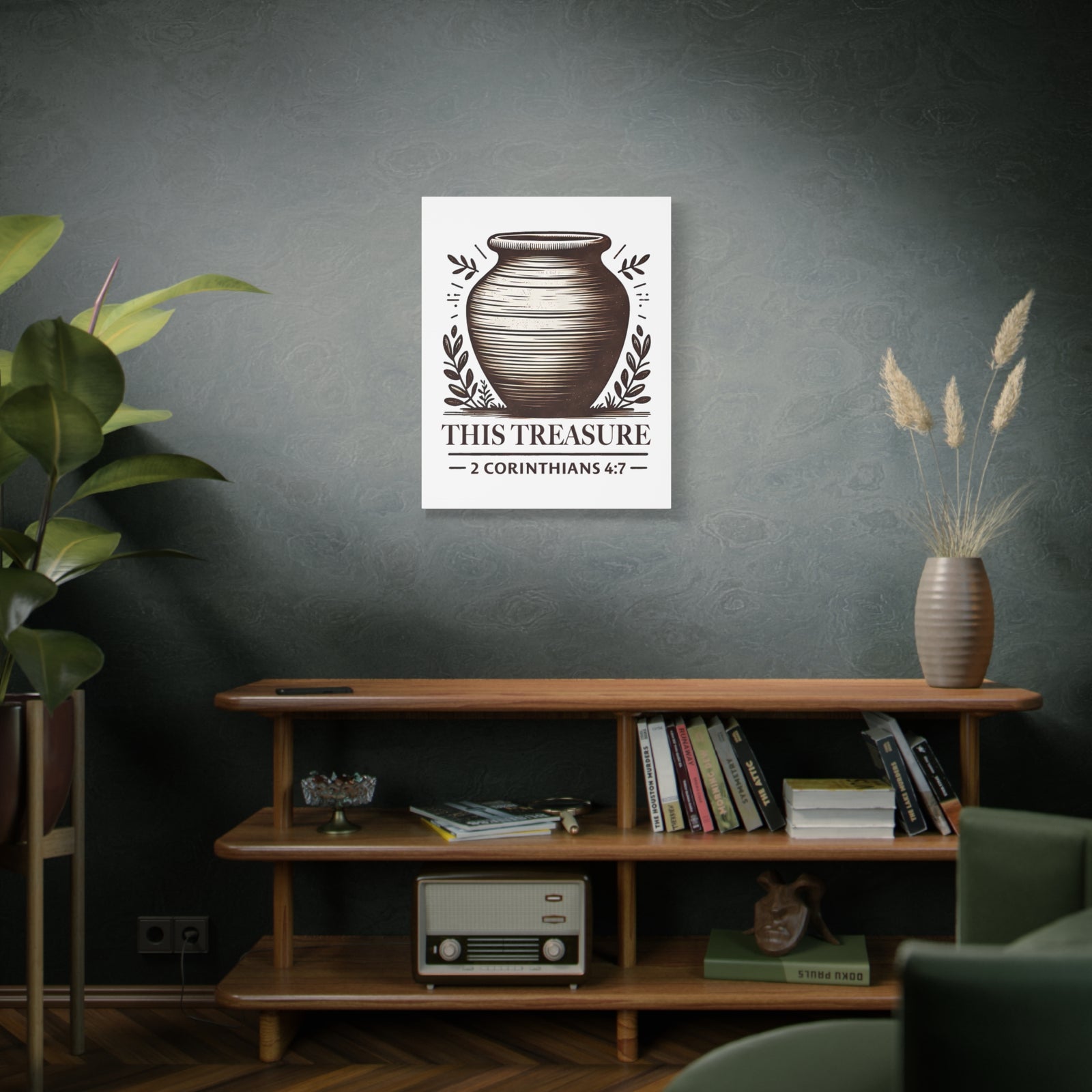 Scripture Walls 2 Corinthians 4:7 This Treasure Bible Verse Canvas Christian Wall Art Ready to Hang Unframed-Express Your Love Gifts