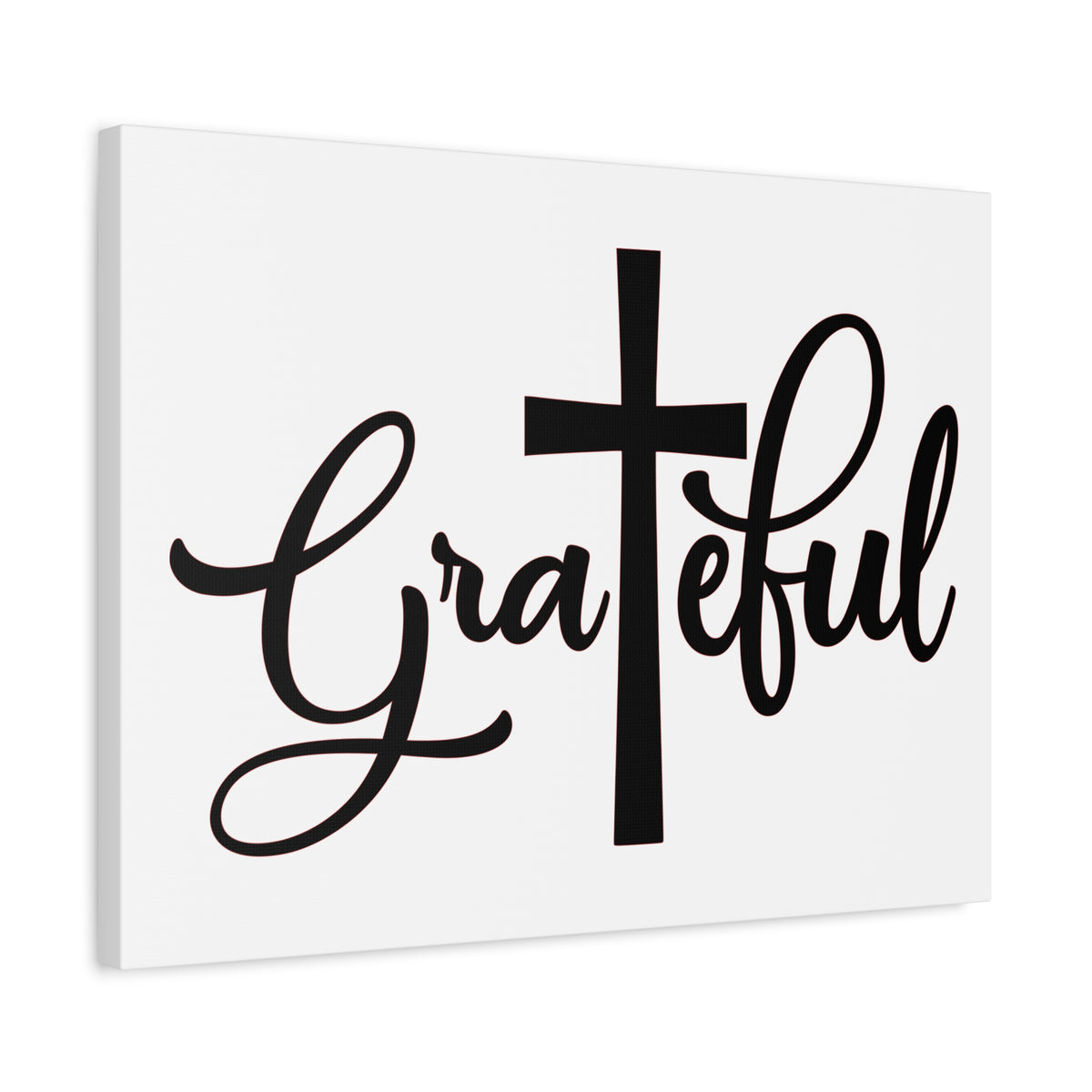 Scripture Canvas Grateful Psalm 118:1 Christian Wall Art Print Ready to Hang-Express Your Love Gifts