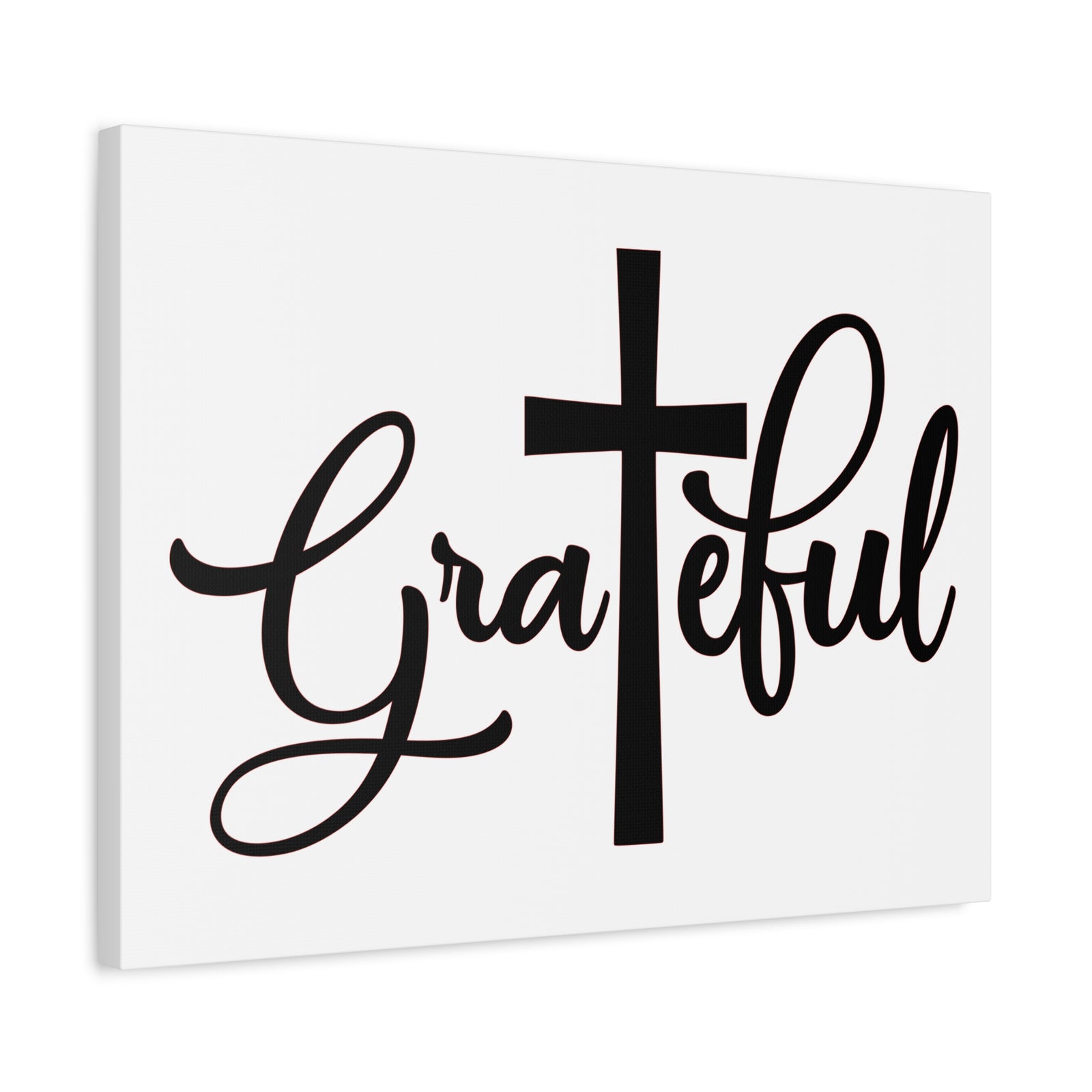 Scripture Canvas Grateful Psalm 118:1 Christian Wall Art Print Ready to Hang-Express Your Love Gifts