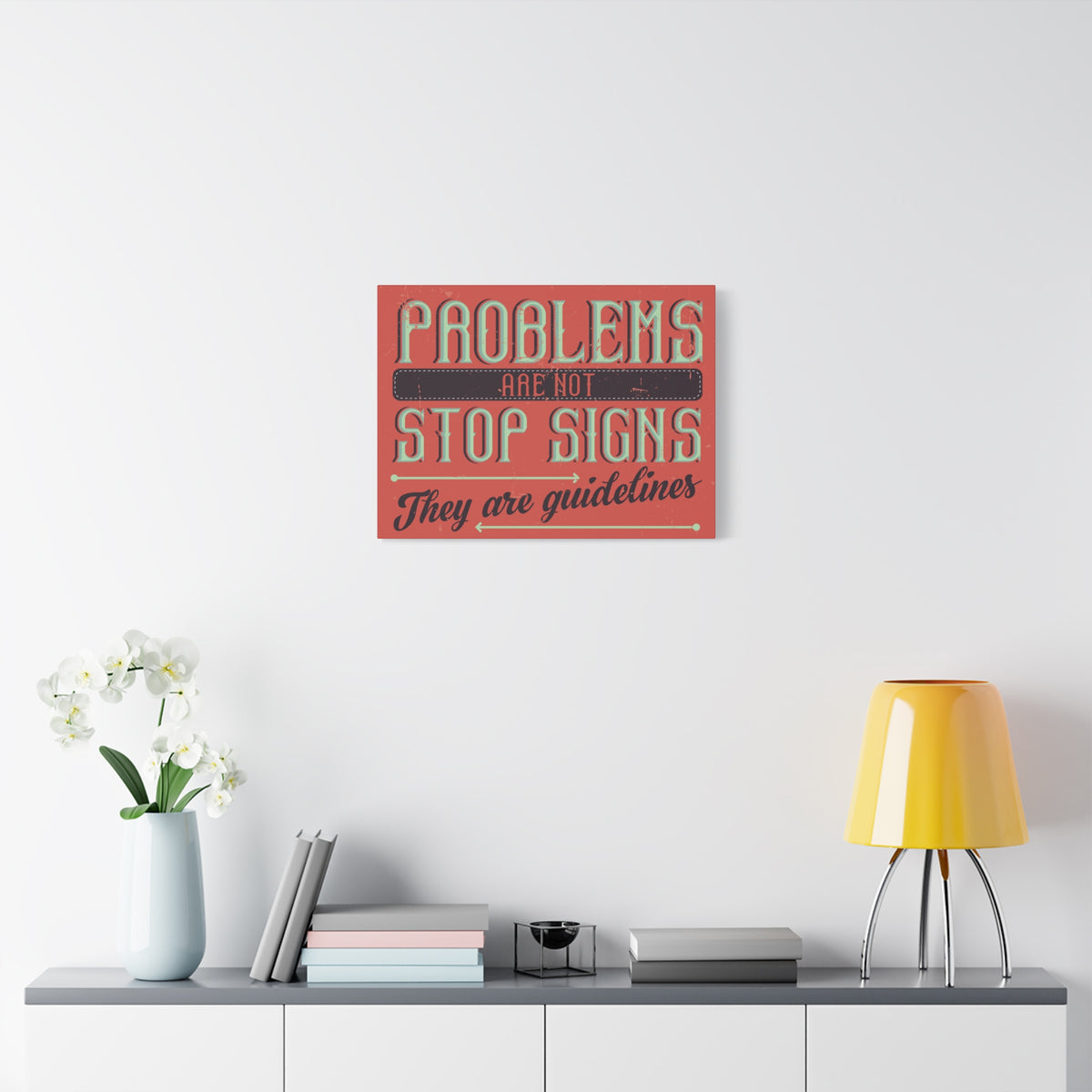 Inspirational Quote Canvas Guidelines Wall Art Motivational Motto Inspiring Prints Artwork Decor Ready to Hang-Express Your Love Gifts