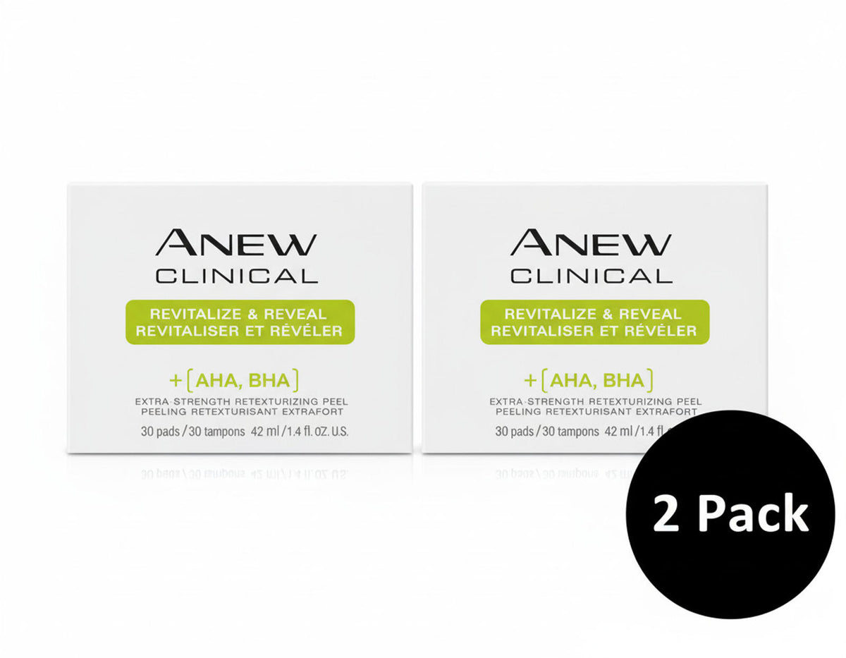 2 Pack Avon ANEW Clinical Revitalize &amp;amp; Reveal +AHA Wrinkle Corrector Cream 50mL Each – Exp 06/2027-Express Your Love Gifts