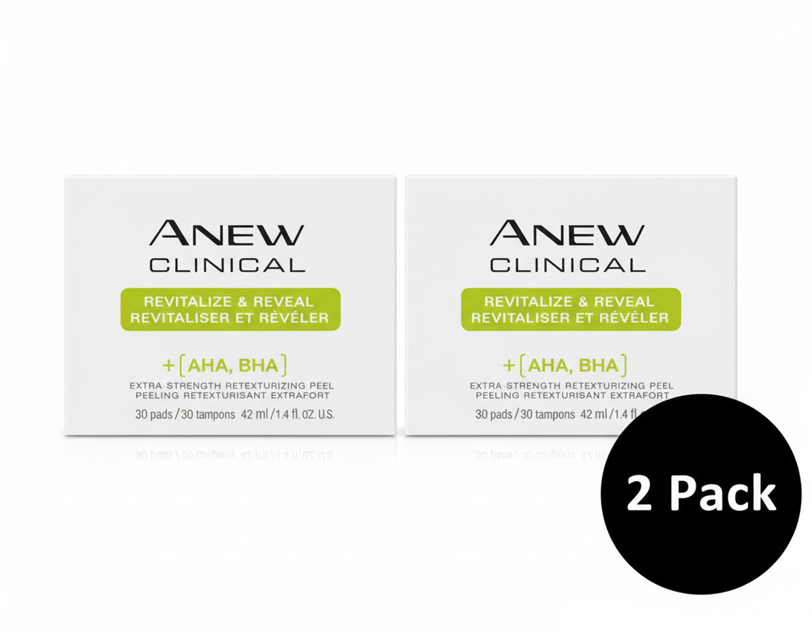 2 Pack Avon ANEW Clinical Revitalize &amp; Reveal +AHA Wrinkle Corrector Cream 50mL Each – Exp 06/2027-Express Your Love Gifts