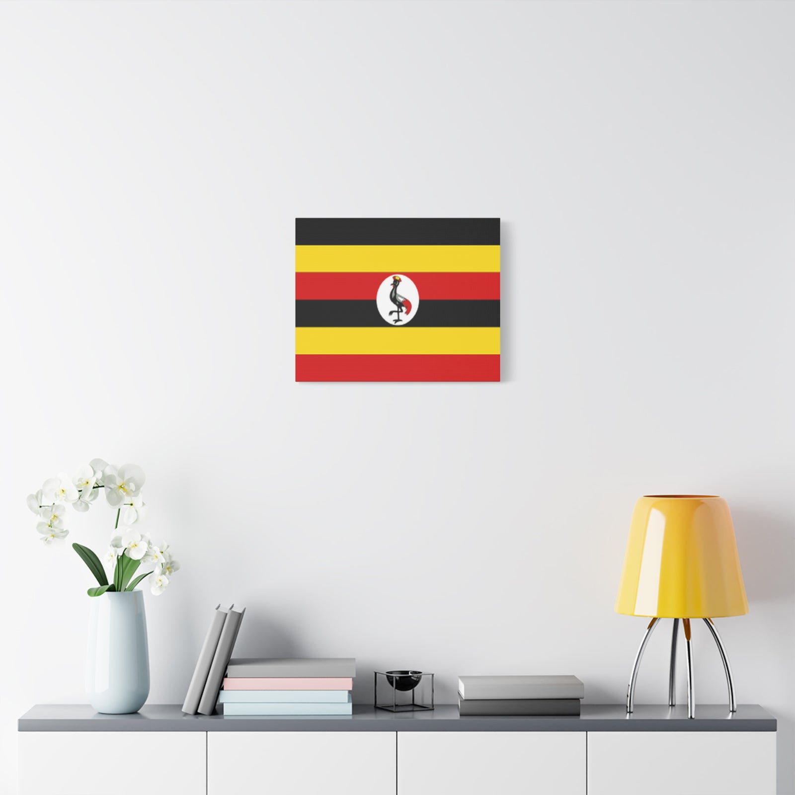 Uganda Country Flag Canvas Vibrant Wall Art Unframed Home Decor-Express Your Love Gifts