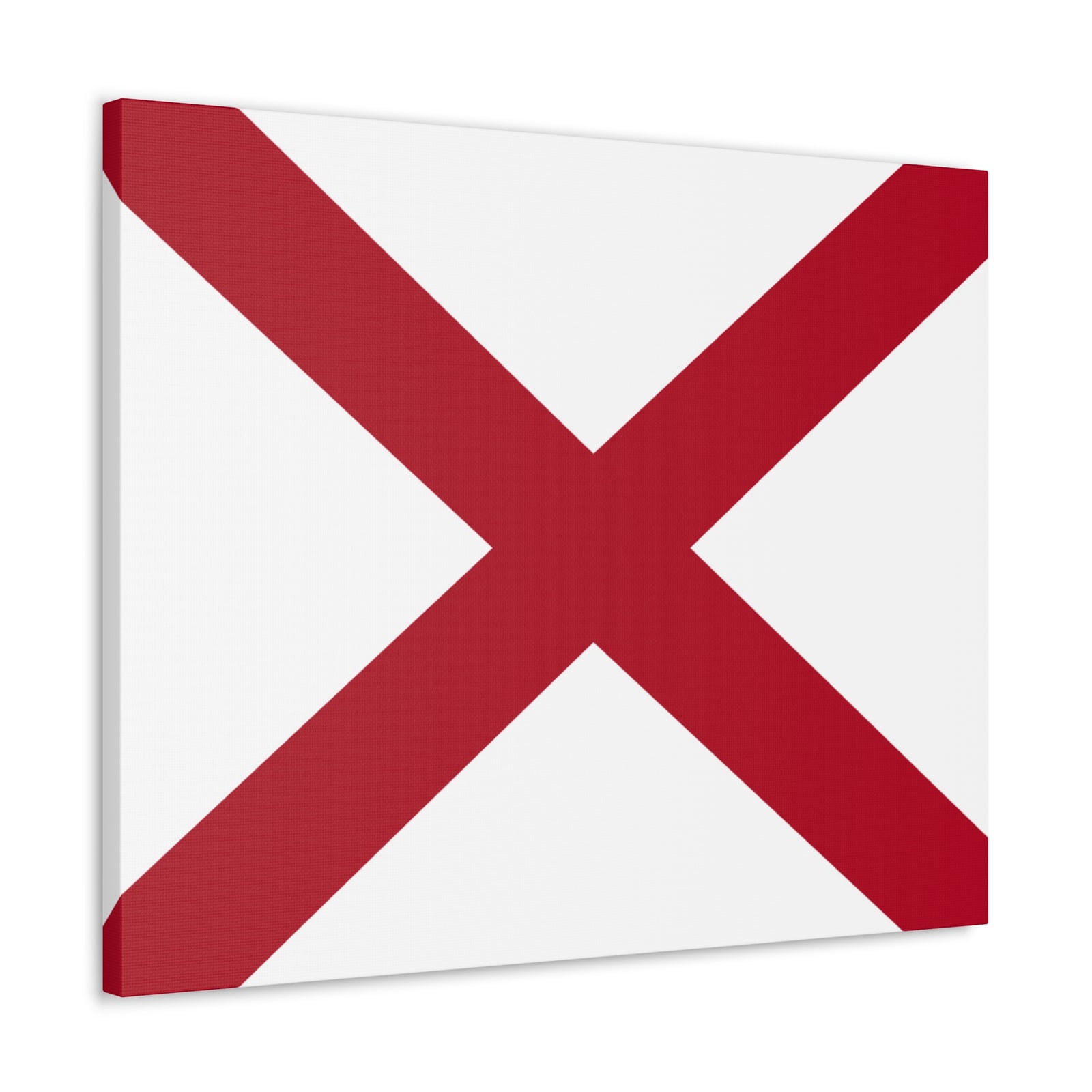 Alabama State Flag Canvas Vibrant Wall Art Unframed Home Decor-Express Your Love Gifts