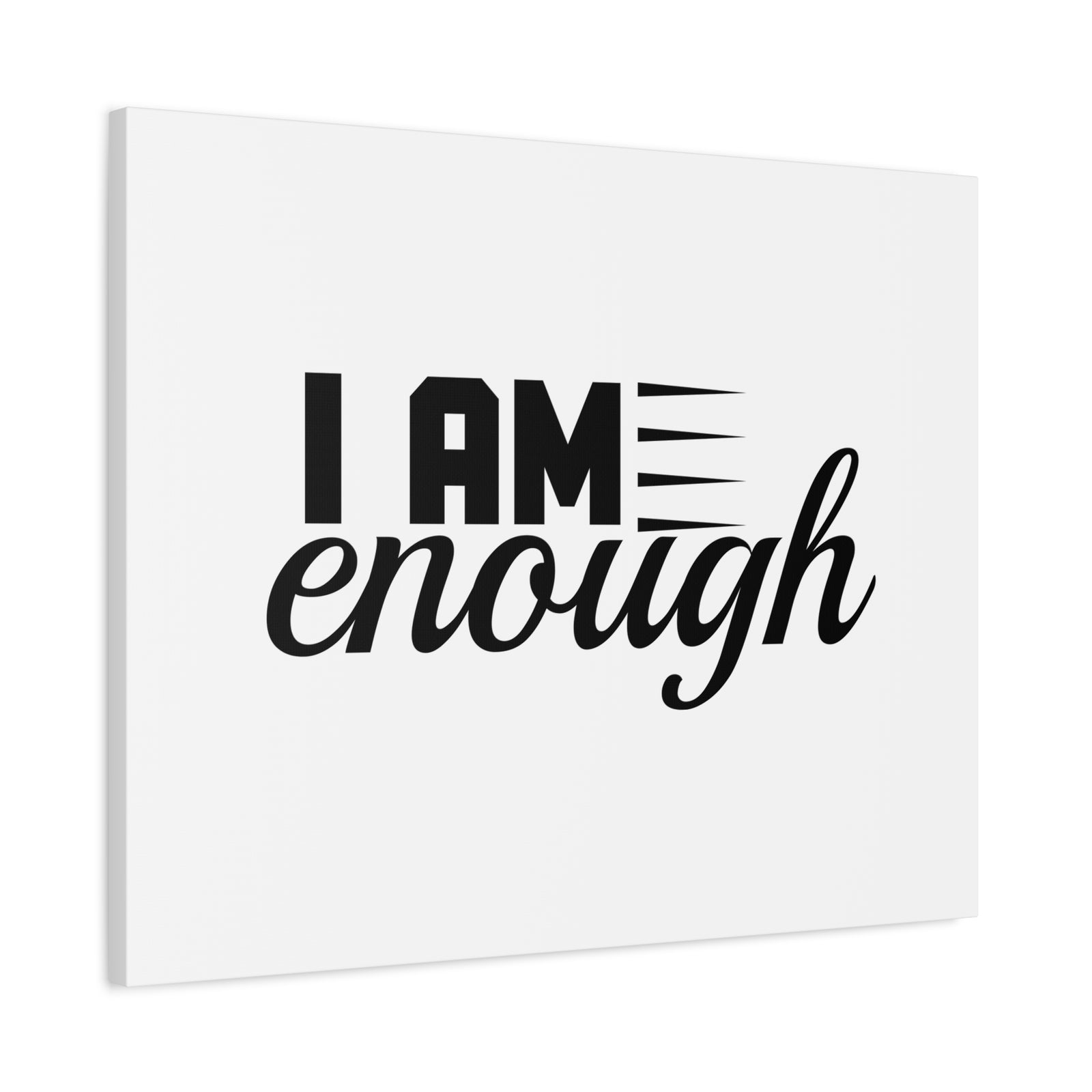 Scripture Canvas I Am Enough Psalm 73:26 Christian Wall Art Bible Verse Print Ready to Hang-Express Your Love Gifts