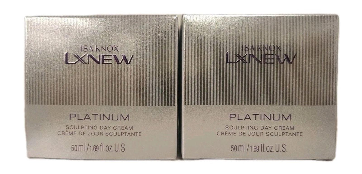 2 Pack Isa Knox LXNEW Platinum Sculpting Day Cream – 50 mL (1.69 fl oz) Each – Exp 12/2026-Express Your Love Gifts