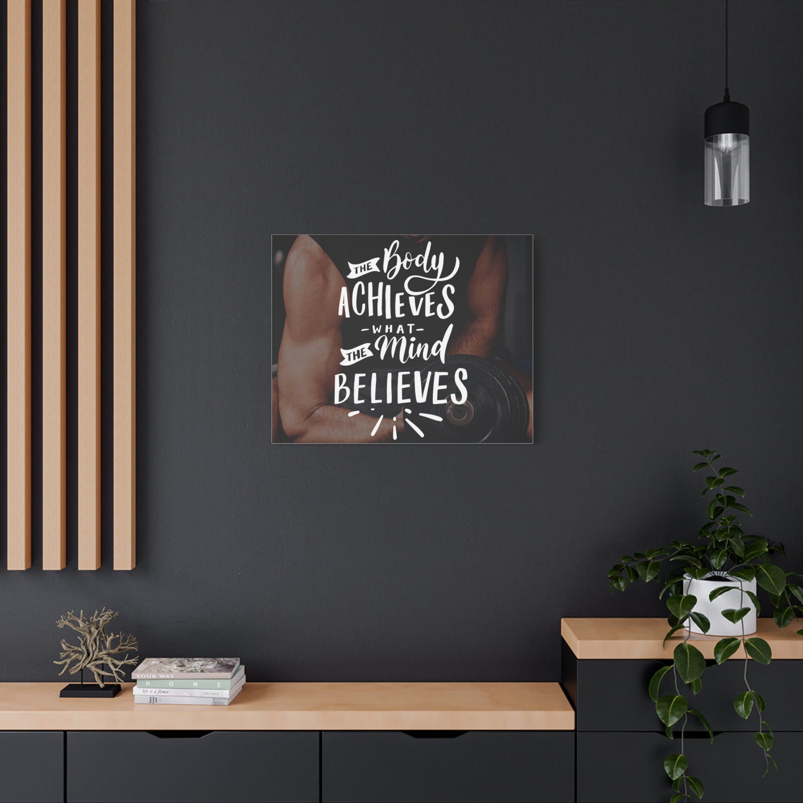 Inspirational Quote Canvas Achieve Wall Art Motivational Motto Inspiring Prints Artwork Decor Ready to Hang-Express Your Love Gifts