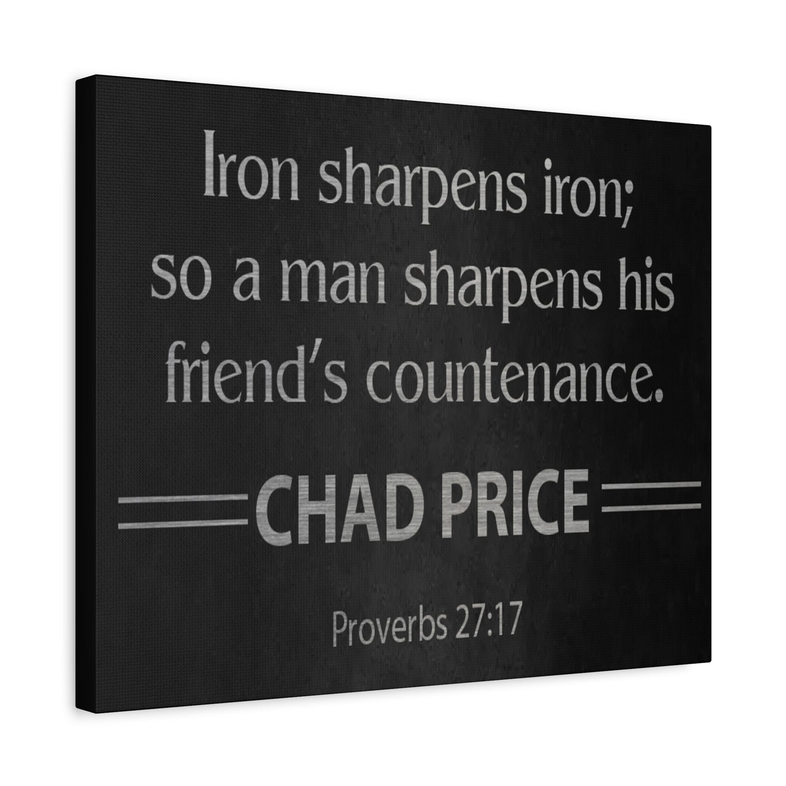Personalized Proverbs 27:17-Express Your Love Gifts