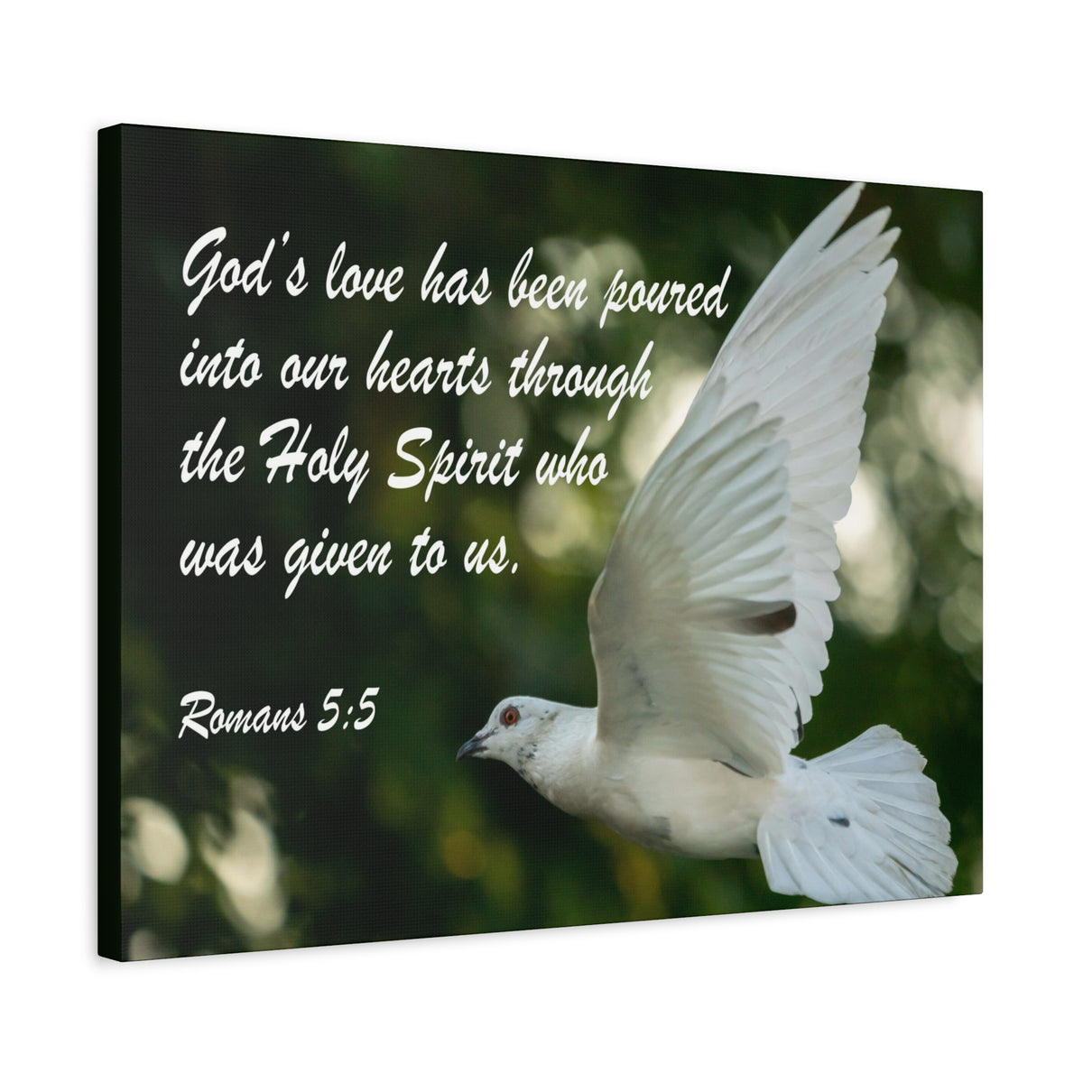 Scripture Canvas God's Love Psalm 103:8 Christian Wall Art Bible Verse Print Ready to Hang-Express Your Love Gifts