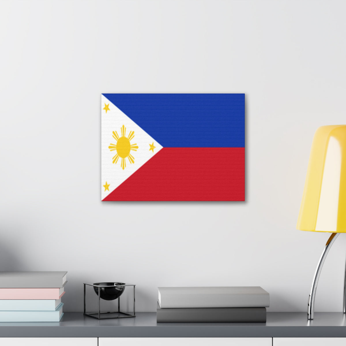 Philippines Country Flag Canvas Vibrant Wall Art Unframed Home Decor-Express Your Love Gifts