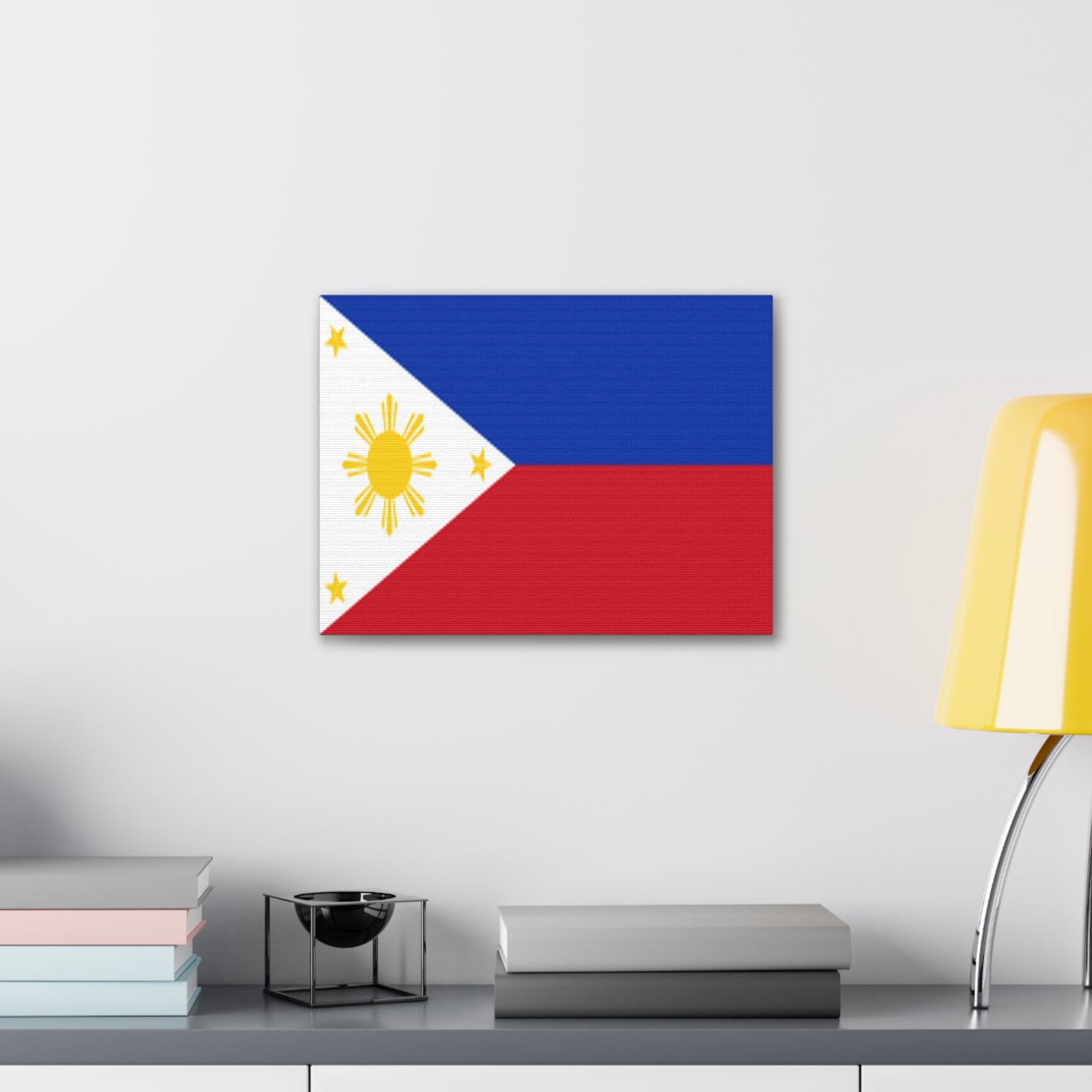 Philippines Country Flag Canvas Vibrant Wall Art Unframed Home Decor-Express Your Love Gifts