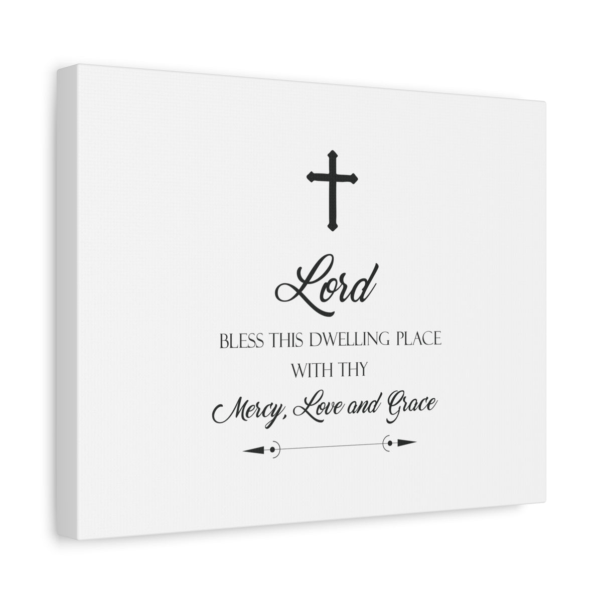 Scripture Canvas Lord Bless This Dwelling Place Psalm 23:6 Christian Wall Art Bible Verse Print Ready to Hang-Express Your Love Gifts