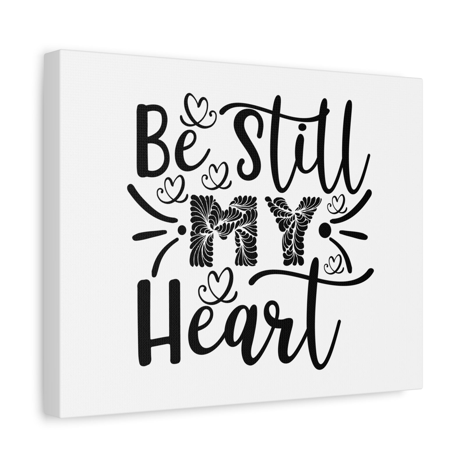 Scripture Walls Be Still My Heart Psalm 46:10 Christian Wall Art Print Ready to Hang-Express Your Love Gifts