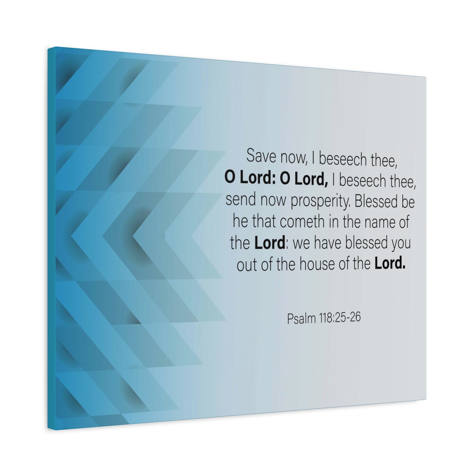 Bible Verse Canvas Save Now Psalm 118:25-26 Wall Art Christian Home Decor-Express Your Love Gifts