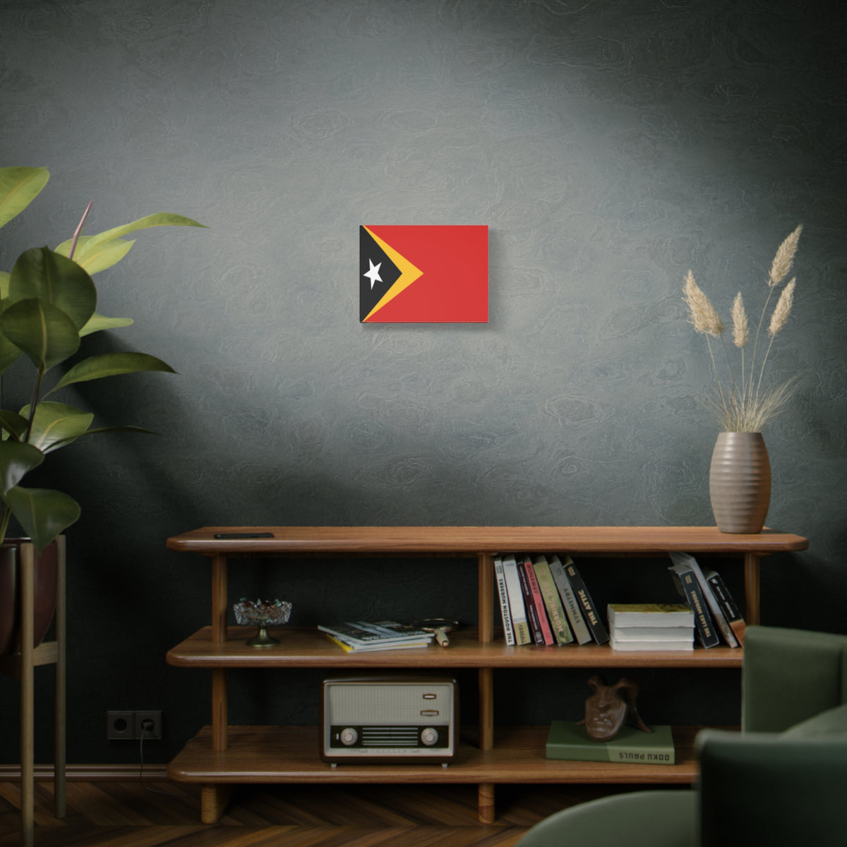 Timor-Leste Country Flag Canvas Vibrant Wall Art Unframed Home Decor-Express Your Love Gifts