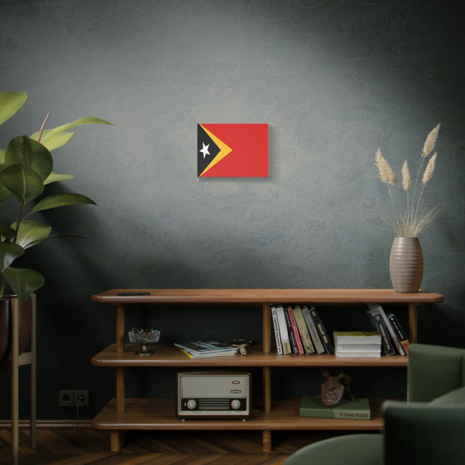 Timor-Leste Country Flag Canvas Vibrant Wall Art Unframed Home Decor-Express Your Love Gifts