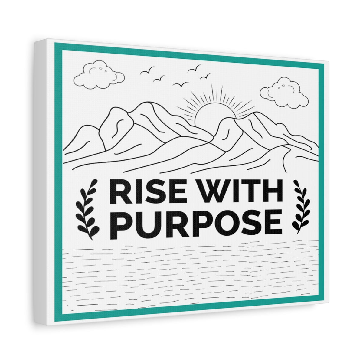 Inspirational Motivational Quote Canvas Wall Art for Home Decor Ready-to-Hang-Express Your Love Gifts