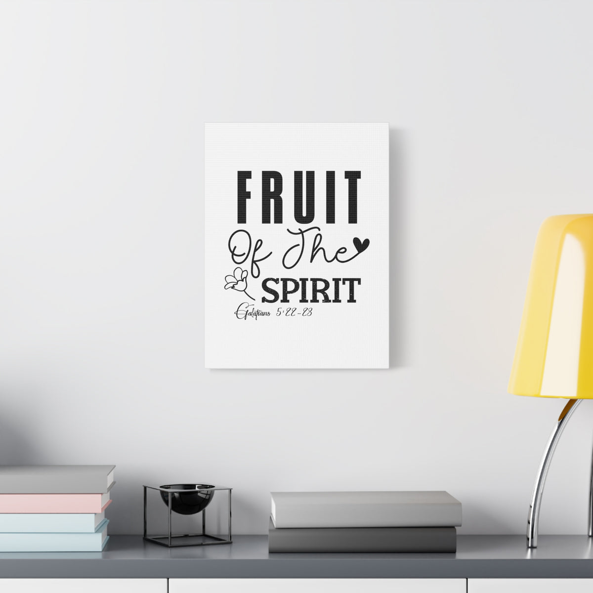 Scripture Walls Galatians 5:22-23 Fruit of the Spirit Bible Verse Canvas Christian Wall Art Ready to Hang Unframed-Express Your Love Gifts