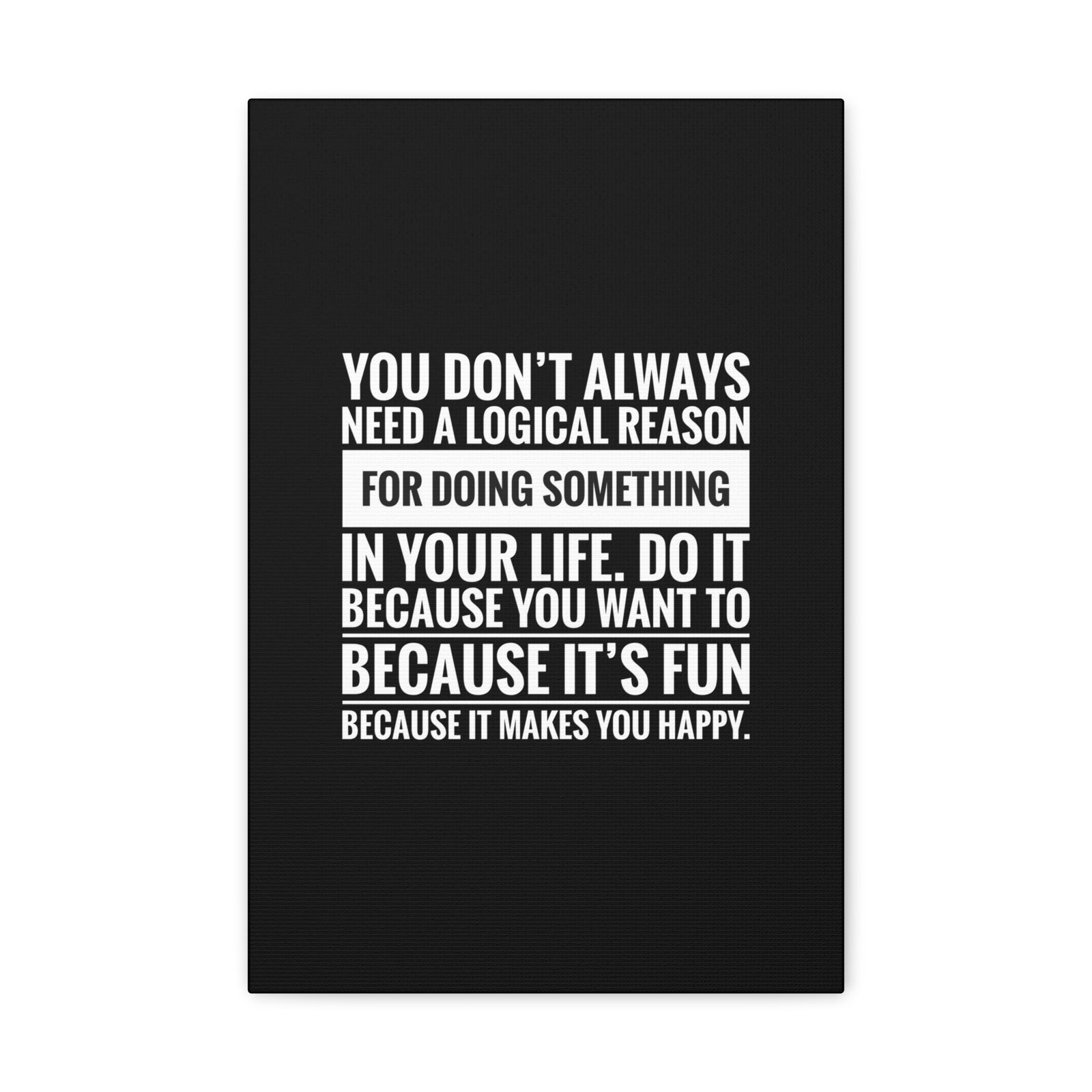 Inspirational Wall Art It Makes You Happy Motivation Wall Decor for Home Office Gym Inspiring Success Quote Print Ready to Hang-Express Your Love Gifts