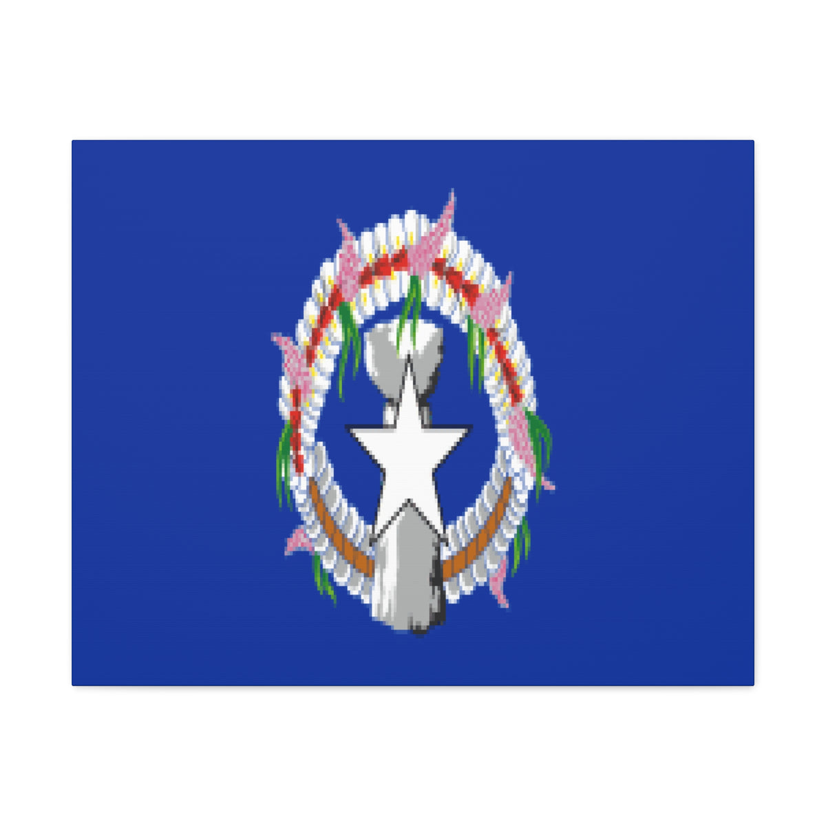 Northern Mariana Islands Country Flag Canvas Vibrant Wall Art Unframed Home Decor-Express Your Love Gifts