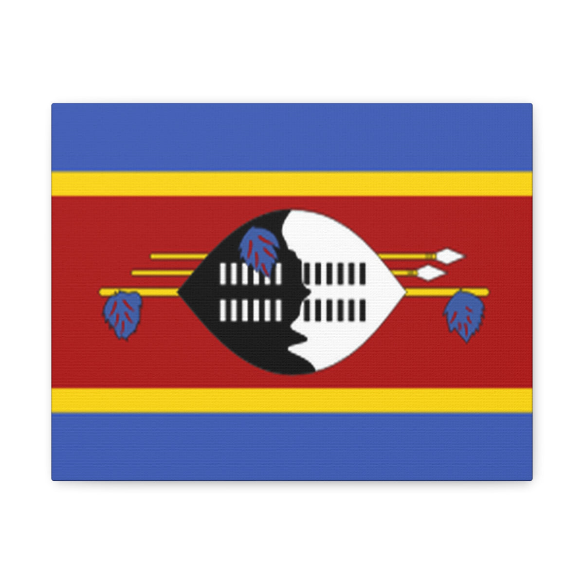 Eswatini Country Flag Canvas Vibrant Wall Art Unframed Home Decor-Express Your Love Gifts