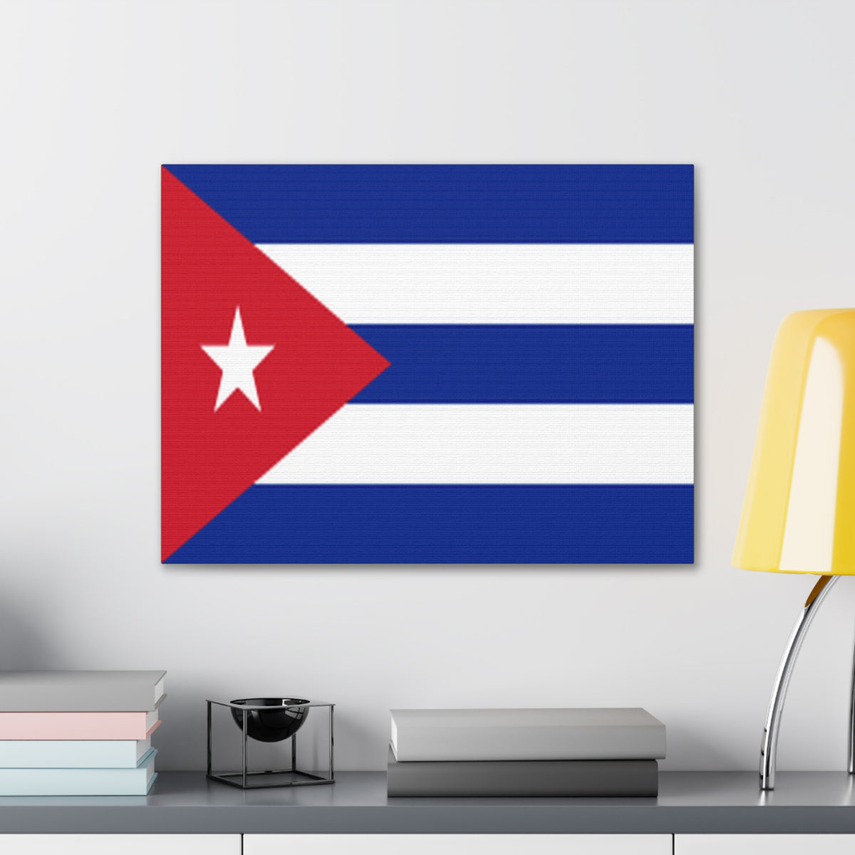 Cuba Country Flag Canvas Vibrant Wall Art Unframed Home Decor-Express Your Love Gifts