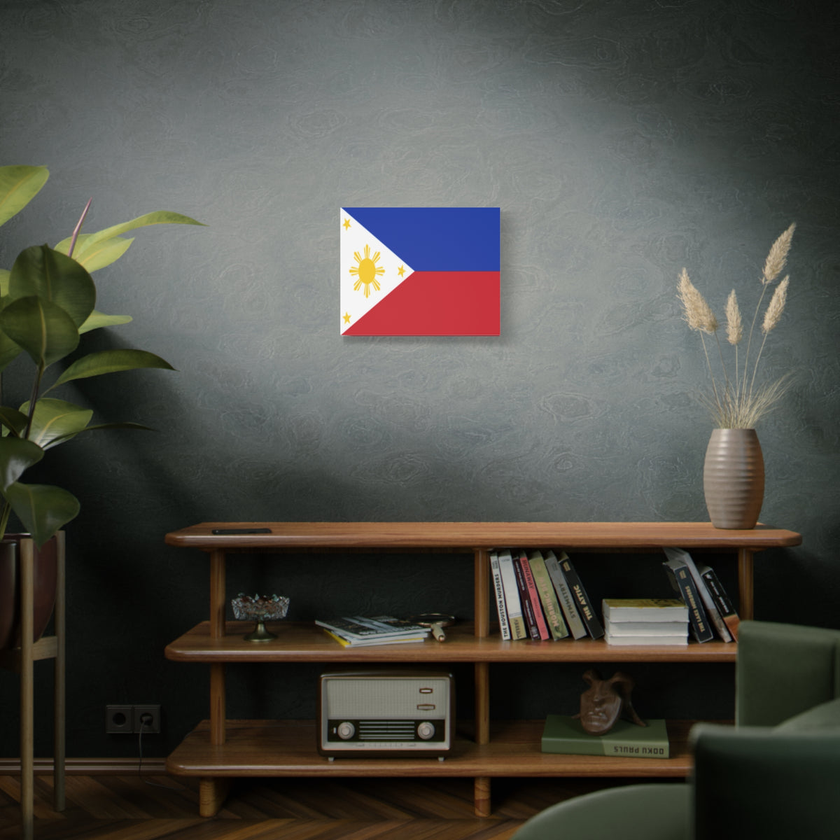 Philippines Country Flag Canvas Vibrant Wall Art Unframed Home Decor-Express Your Love Gifts